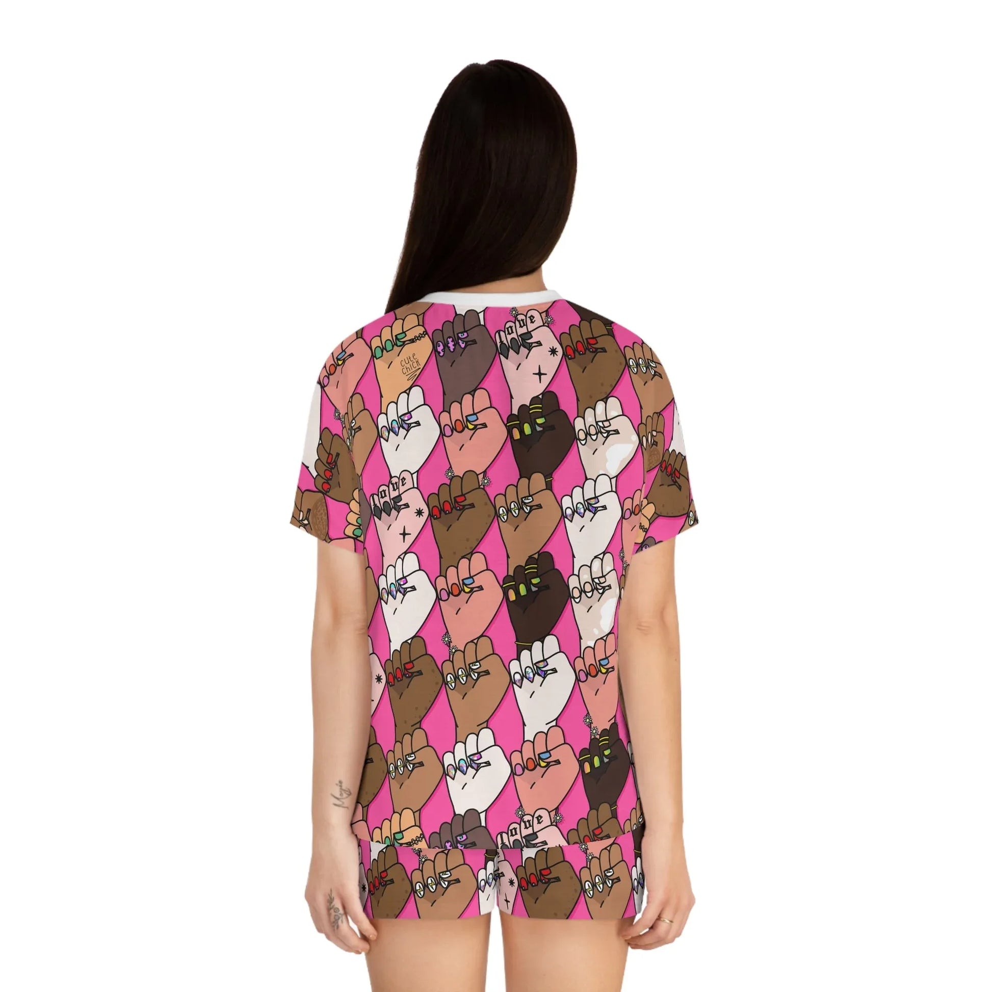 Raising Our Voices Short Pajama Set - All Over Prints