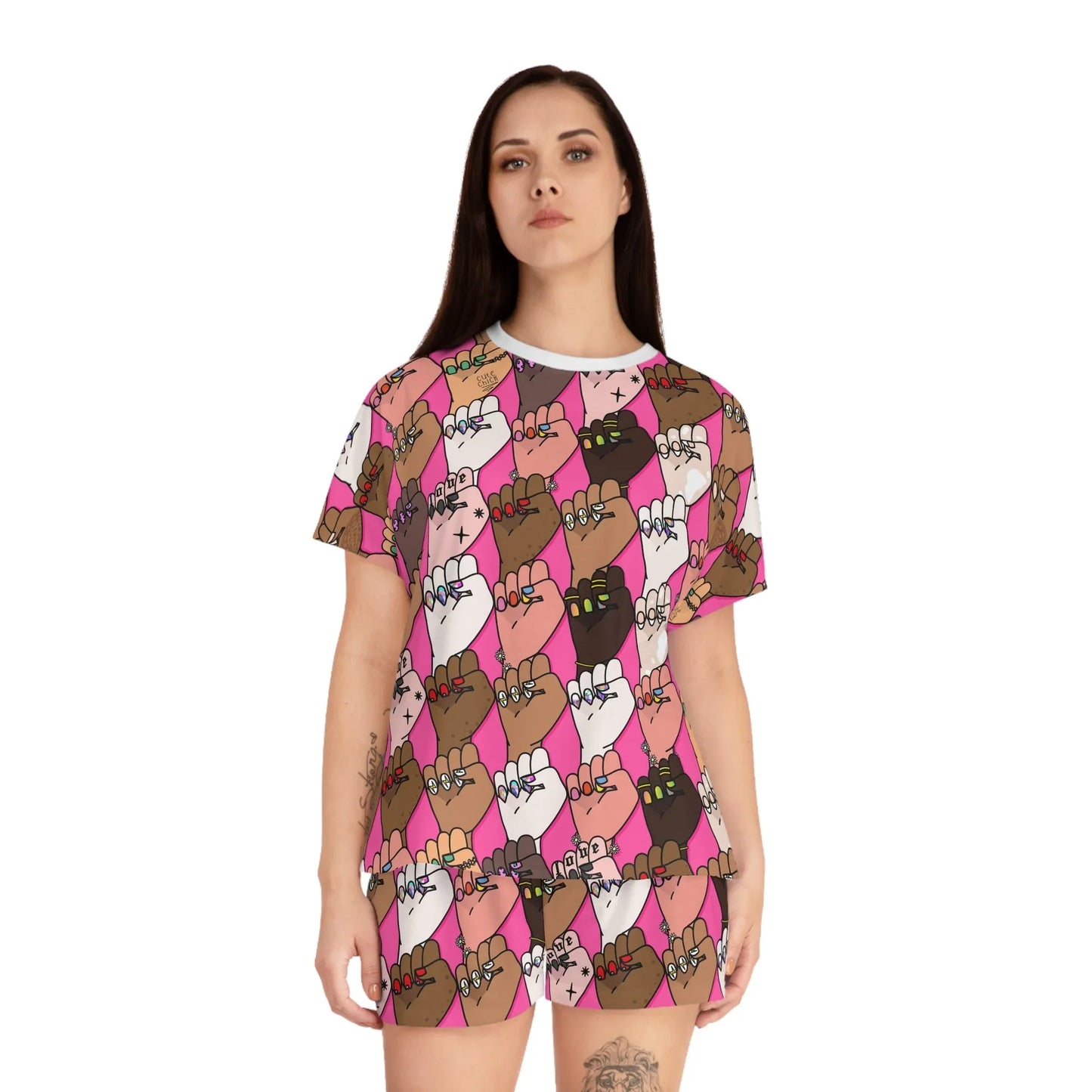 Raising Our Voices Short Pajama Set - All Over Prints