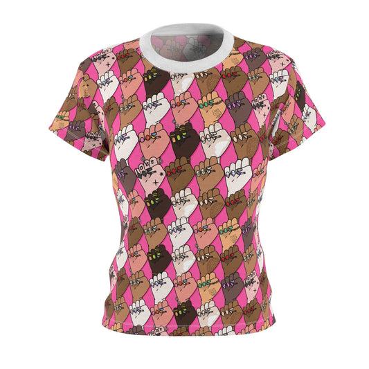 Raising Our Voices T-Shirt - XS / White stitching / 4 oz. - All Over Prints