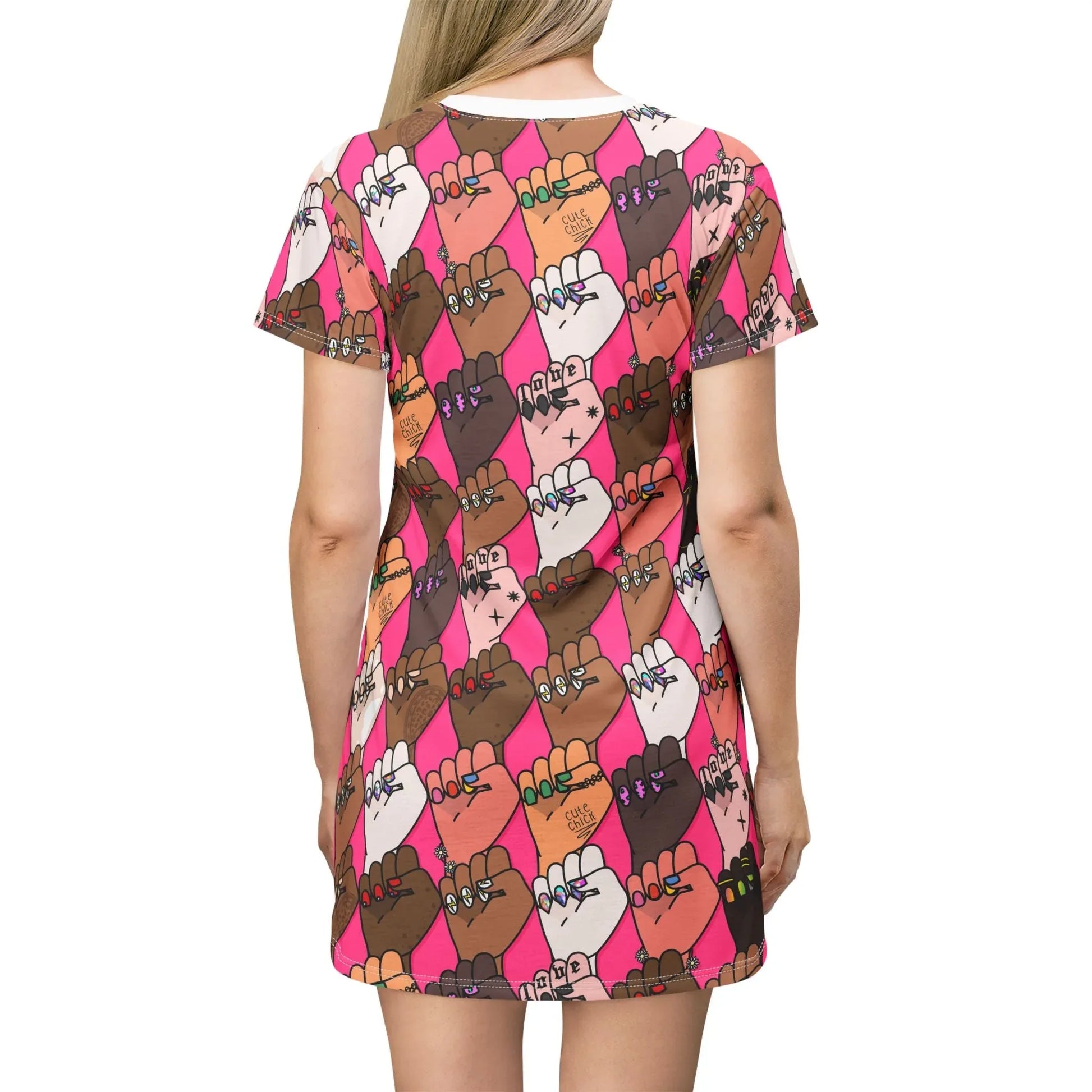 Raising Our Voices T-Shirt Dress - All Over Prints