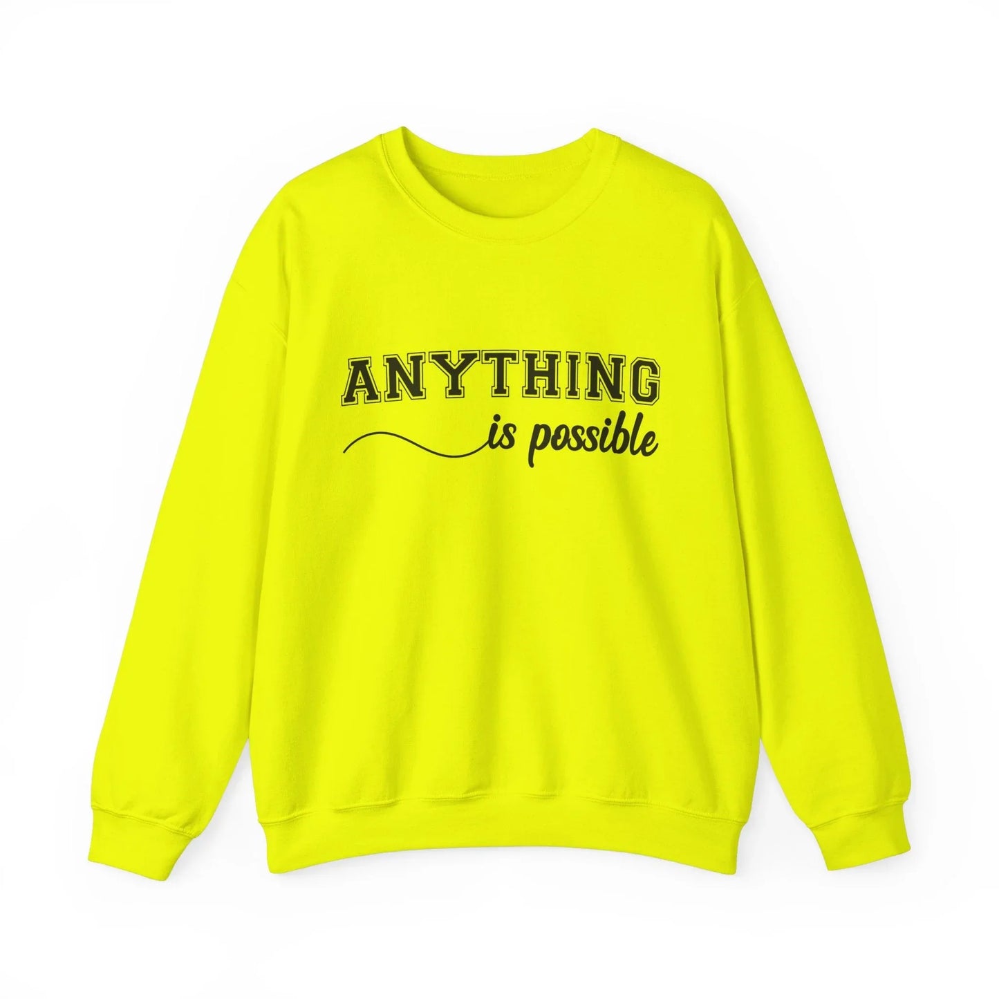 Rise Above Limits Sweatshirt - Safety Green / S
