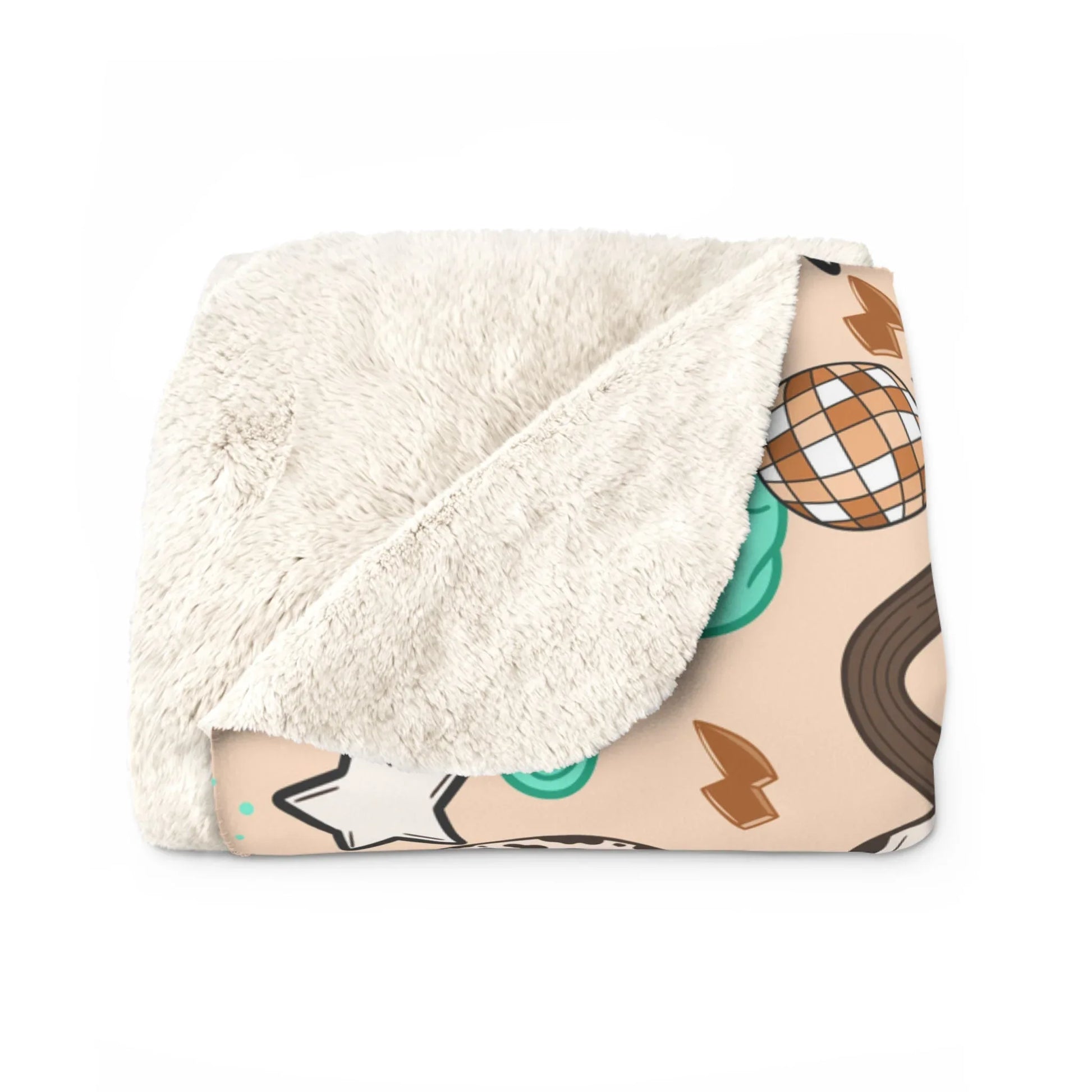 Rodeo Rave Sherpa Fleece Blanket - 50’’ × 60’’ - Home Decor