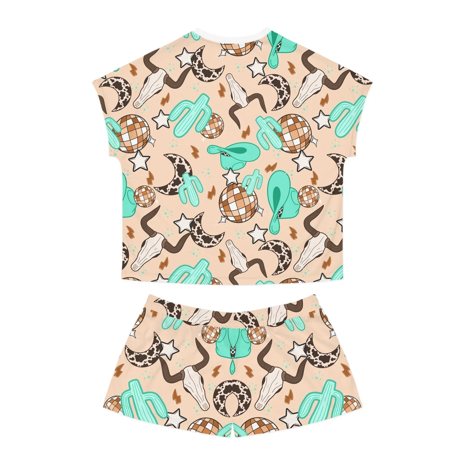 Rodeo Rave Women’s Short Pajama Set - All Over Prints