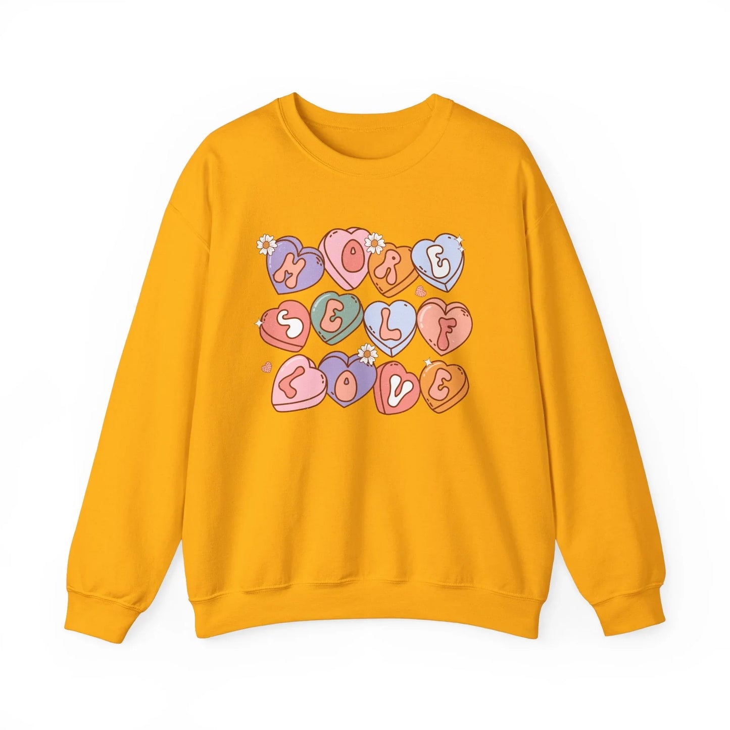 Self Love Sweatshirt - Gold / S