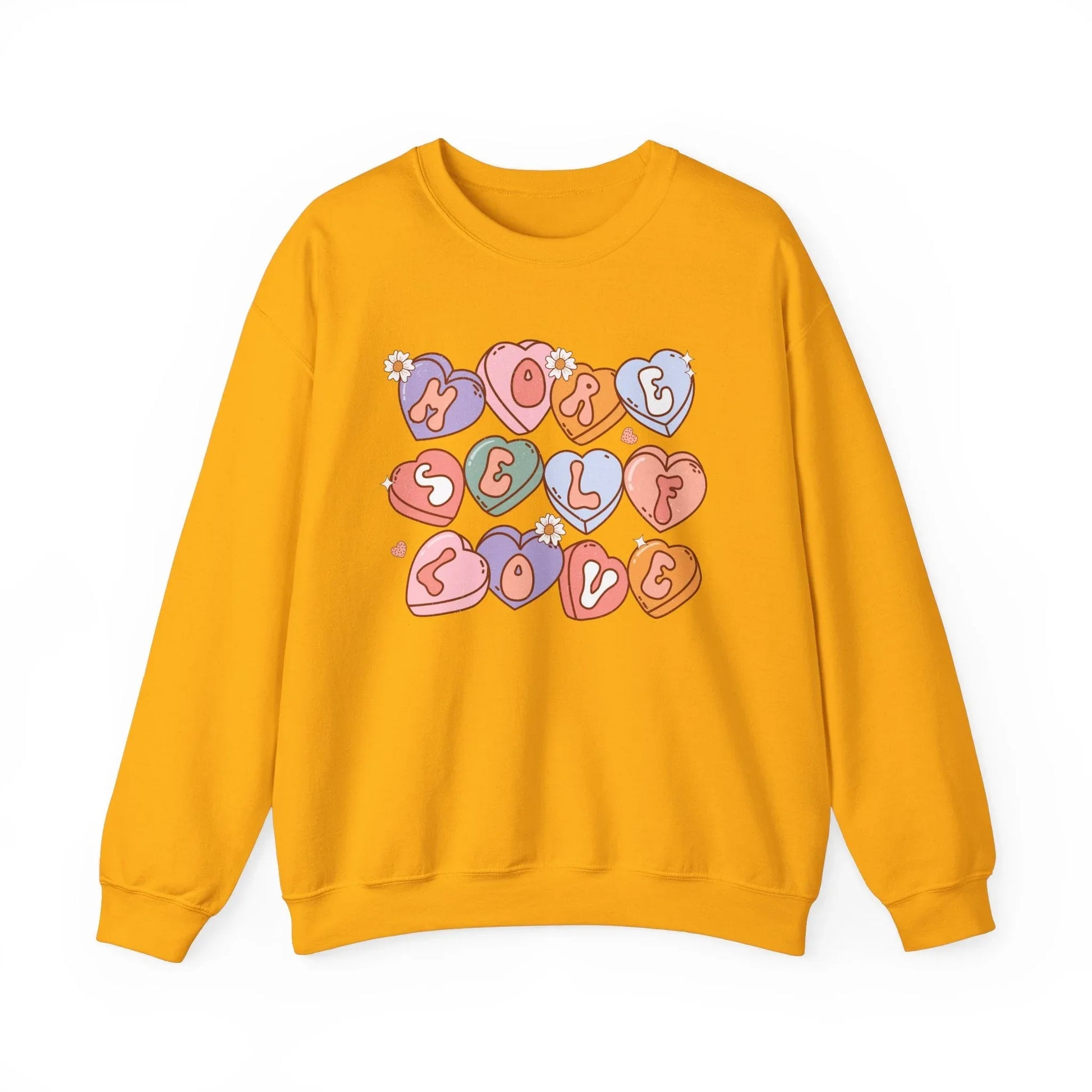 Self Love Sweatshirt - Gold / S