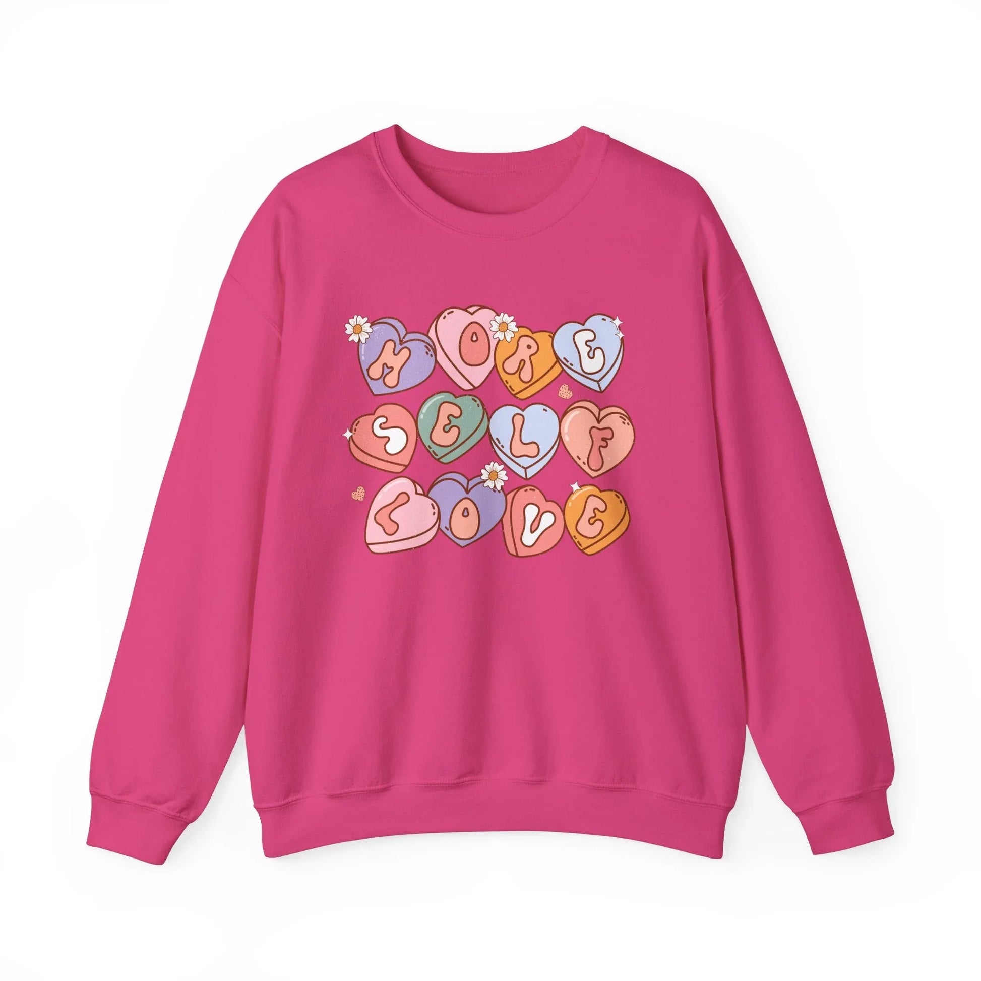 Self Love Sweatshirt - Heliconia / S