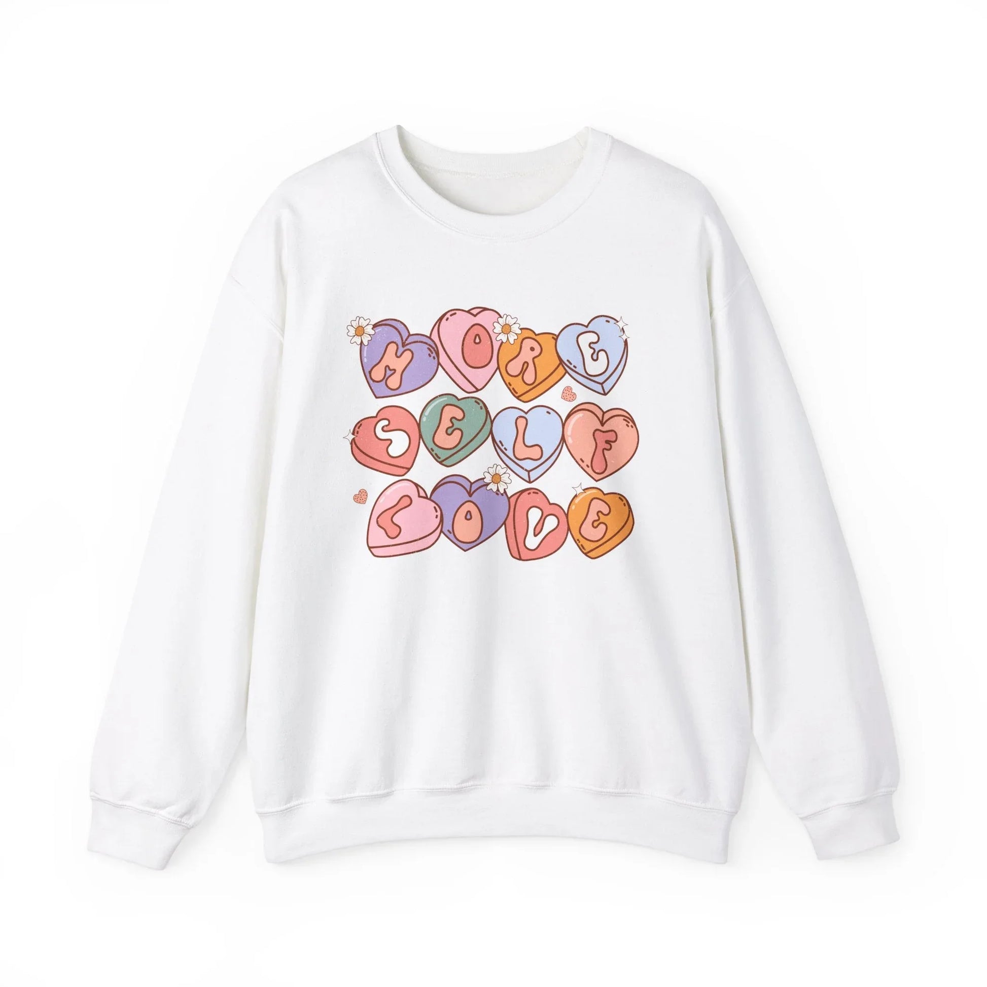 Self Love Sweatshirt - White / S