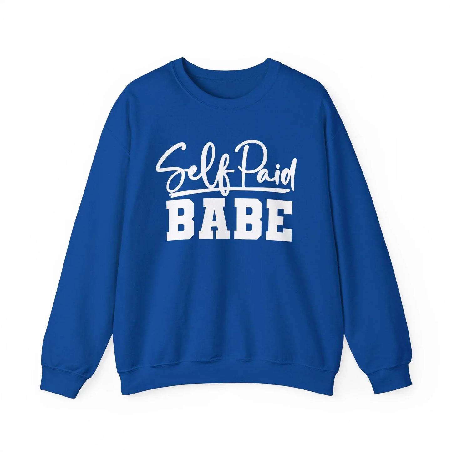Self Paid Babe Sweatshirt - Royal / S