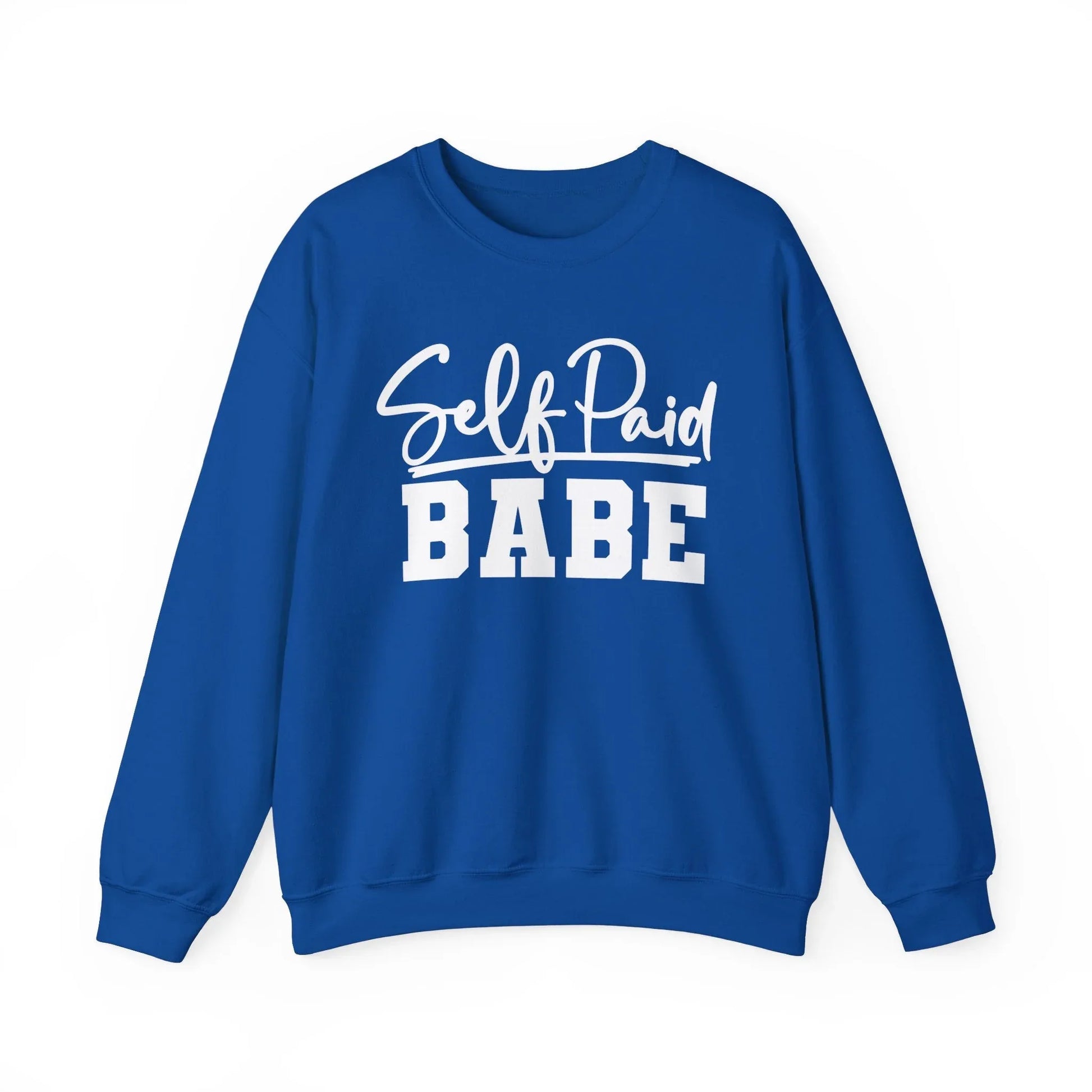 Self Paid Babe Sweatshirt - Royal / S