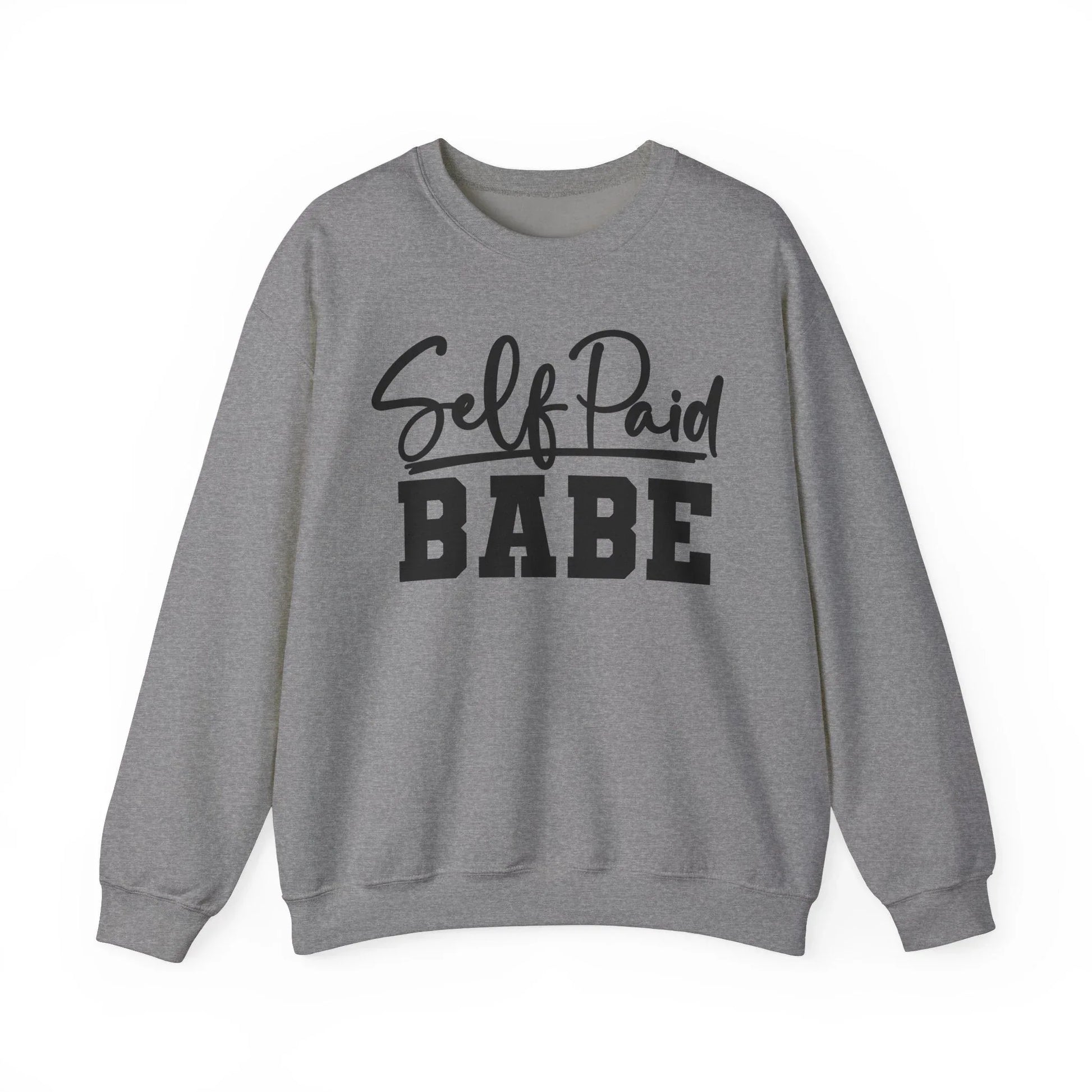 Self Paid Babe Sweatshirt - Graphite Heather / S