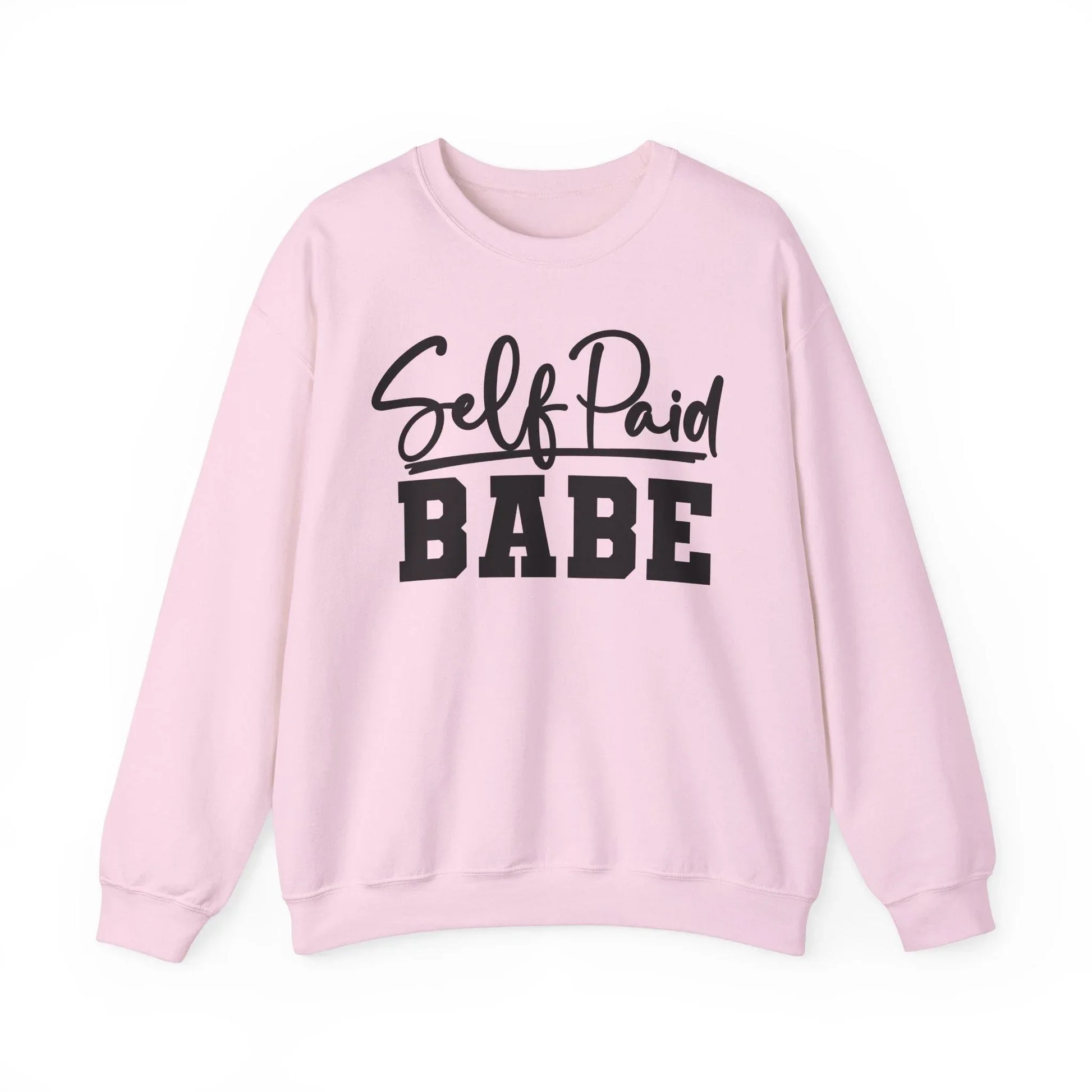 Self Paid Babe Sweatshirt - Light Pink / S
