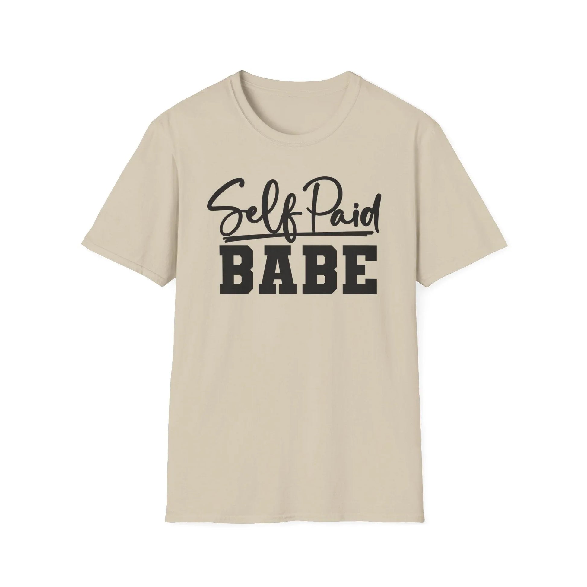 Self Paid Babe T-Shirt - S / Sand