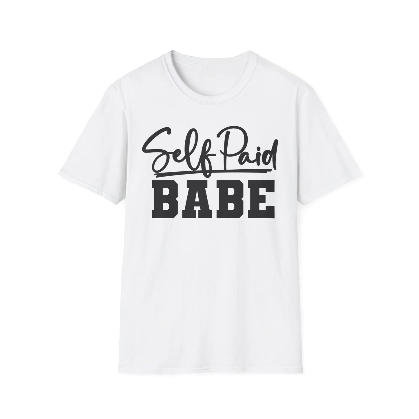 Self Paid Babe T-Shirt - XS / White