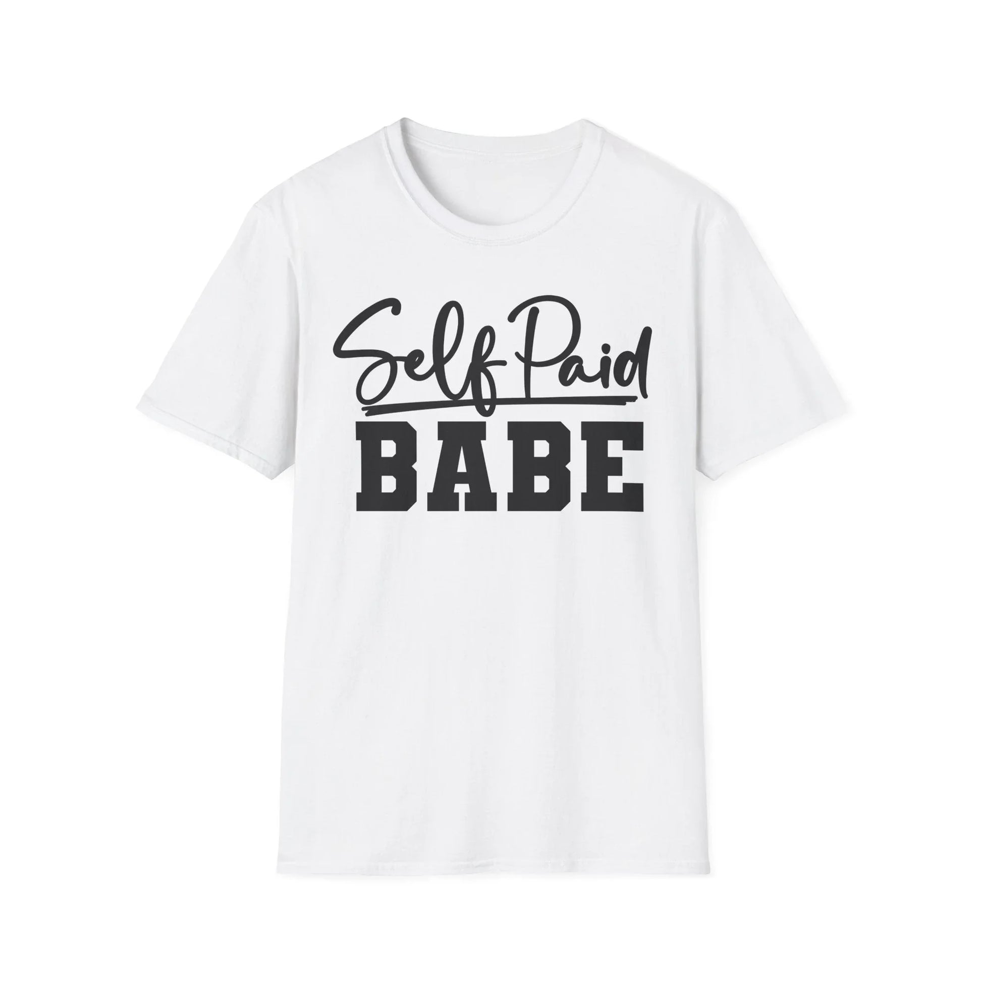 Self Paid Babe T-Shirt - XS / White