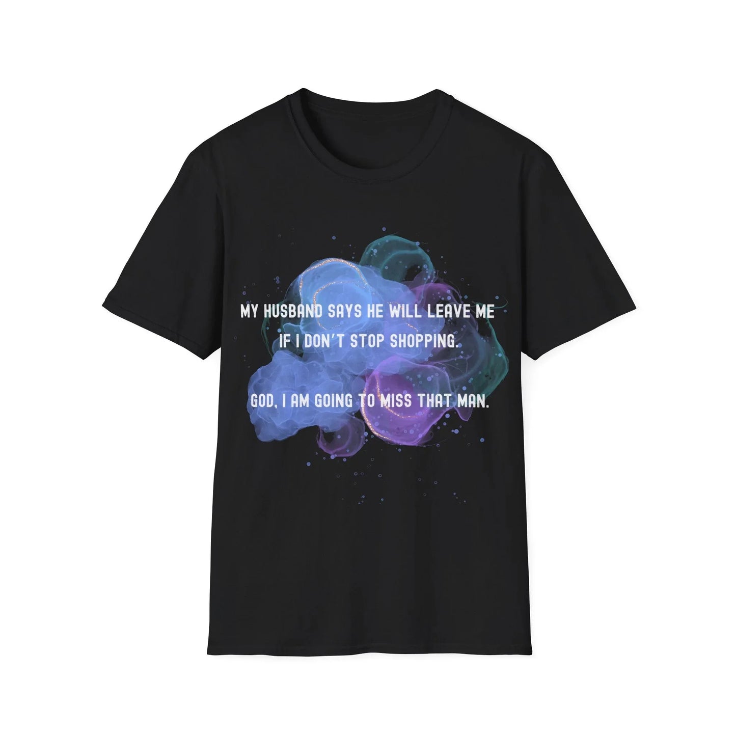 Shopaholic’s Dilemma | black | Unisex - Black / S - T-Shirt