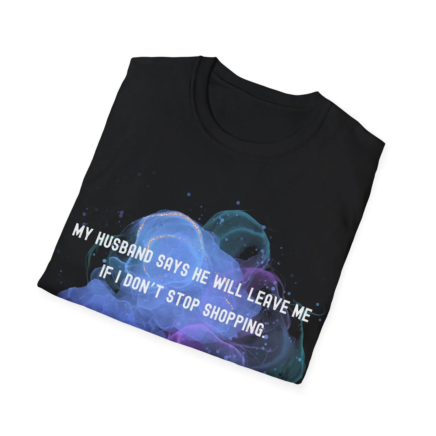 Shopaholic’s Dilemma | black | Unisex - T-Shirt