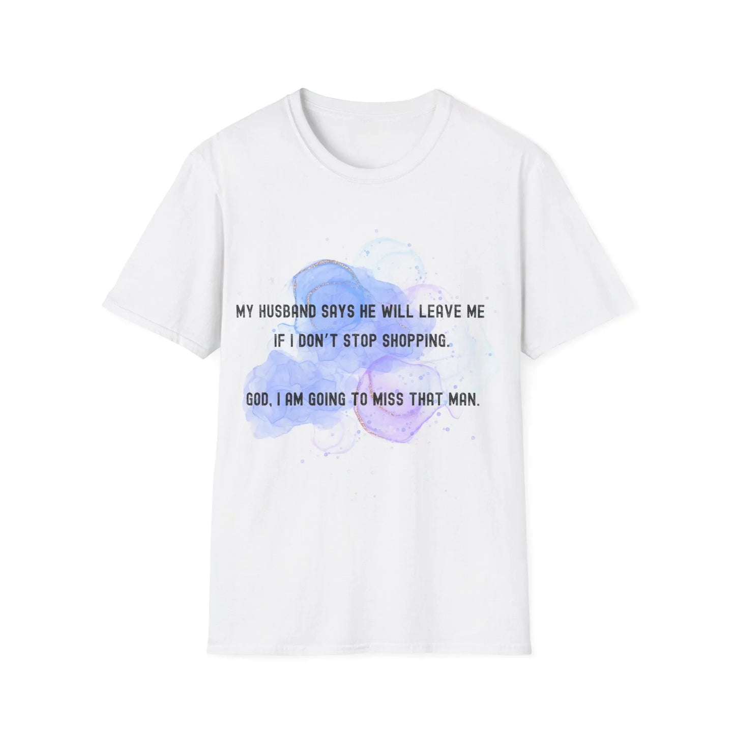 Shopaholic’s Dilemma | white | Unisex - White / S - T-Shirt