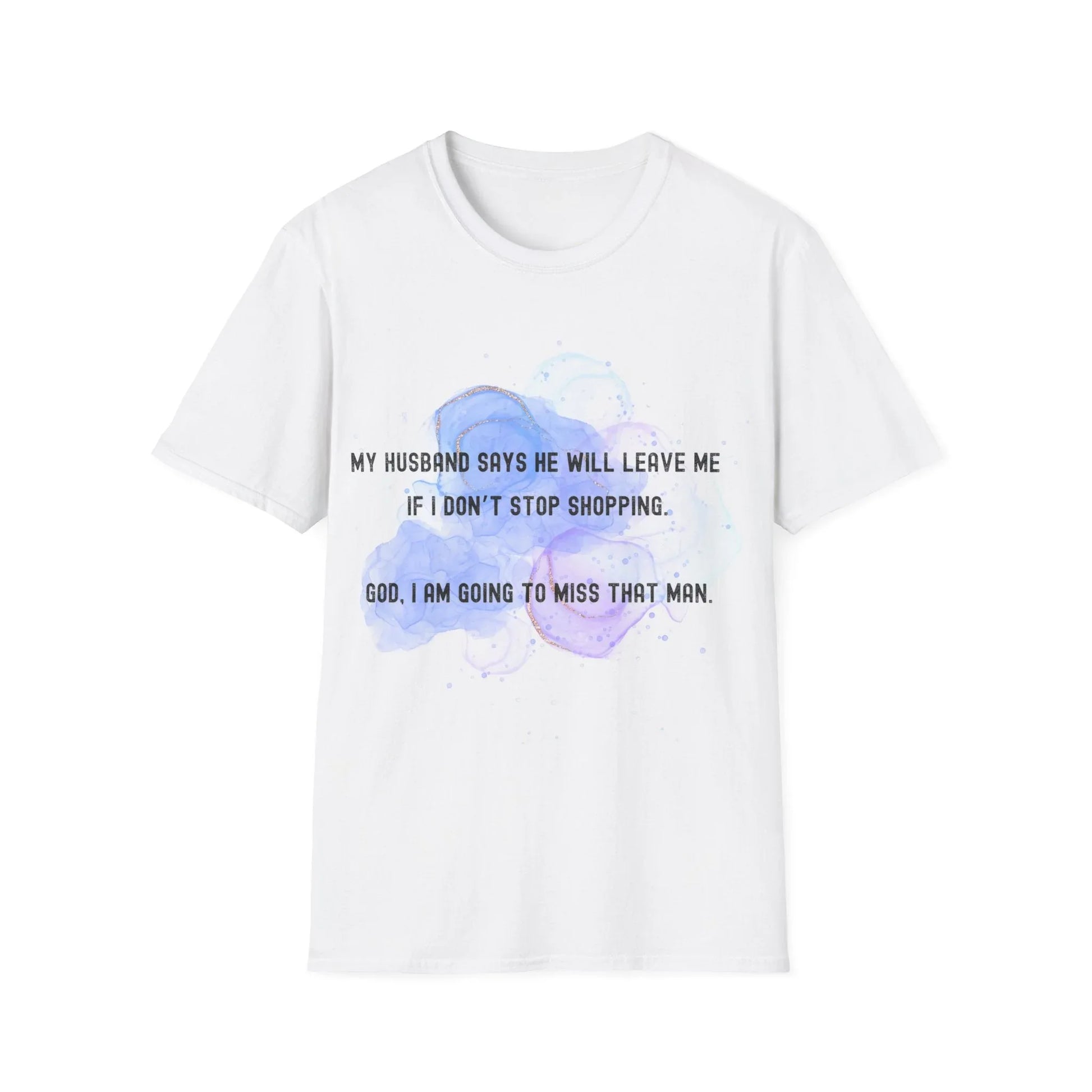 Shopaholic’s Dilemma | white | Unisex - White / S - T-Shirt