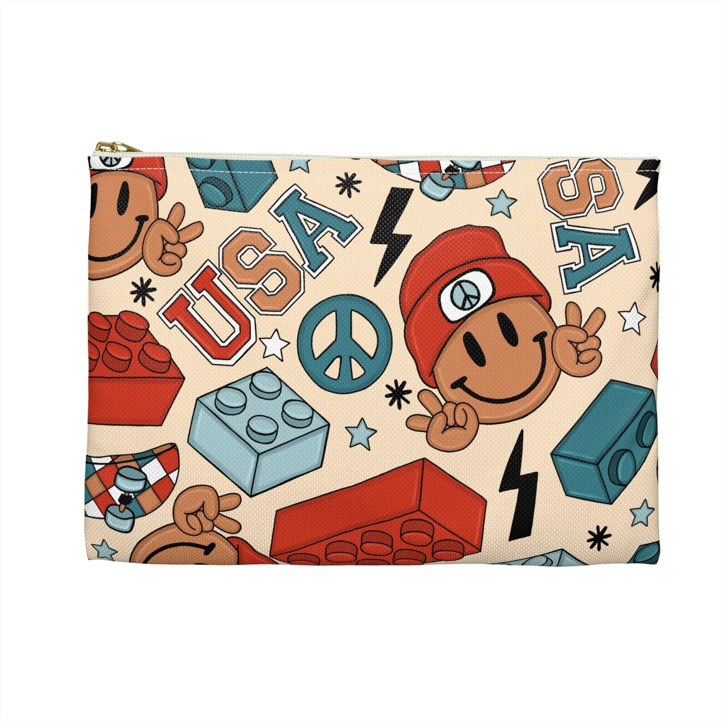 Smiles & Stripes Accessory Pouch - Bags