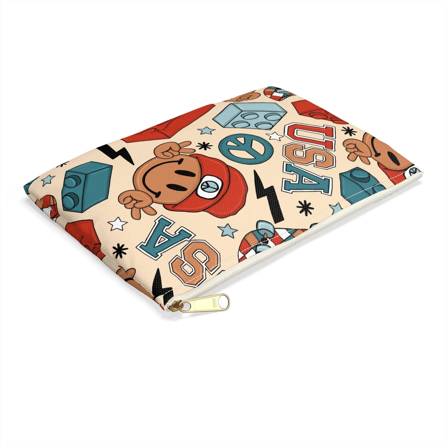 Smiles & Stripes Accessory Pouch - Bags