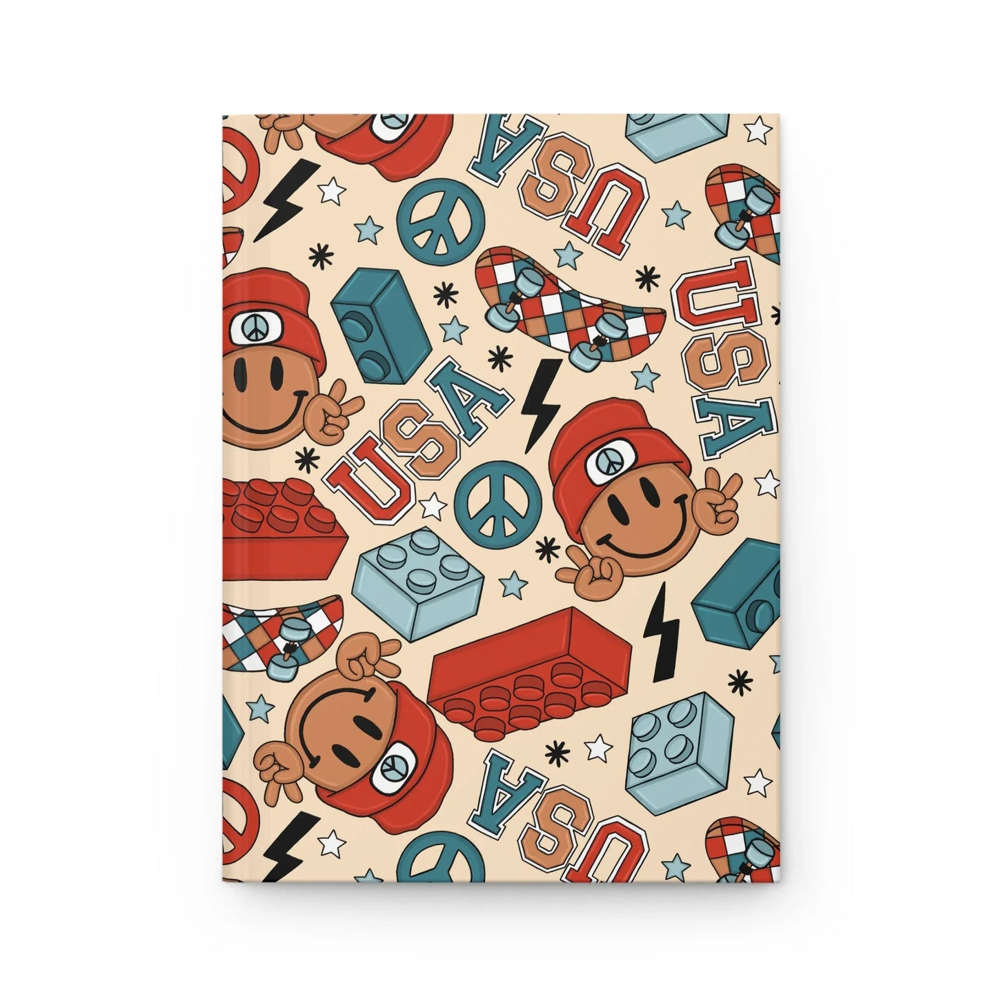 Smiles & Stripes Hardcover Journal - Paper products