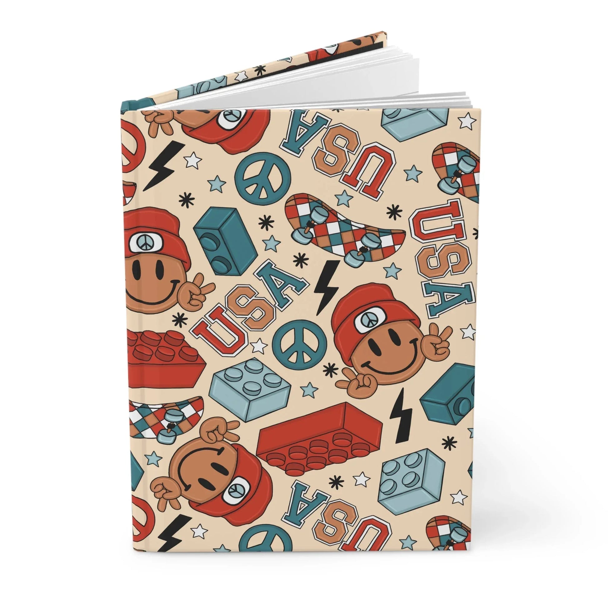 Smiles & Stripes Hardcover Journal - Paper products