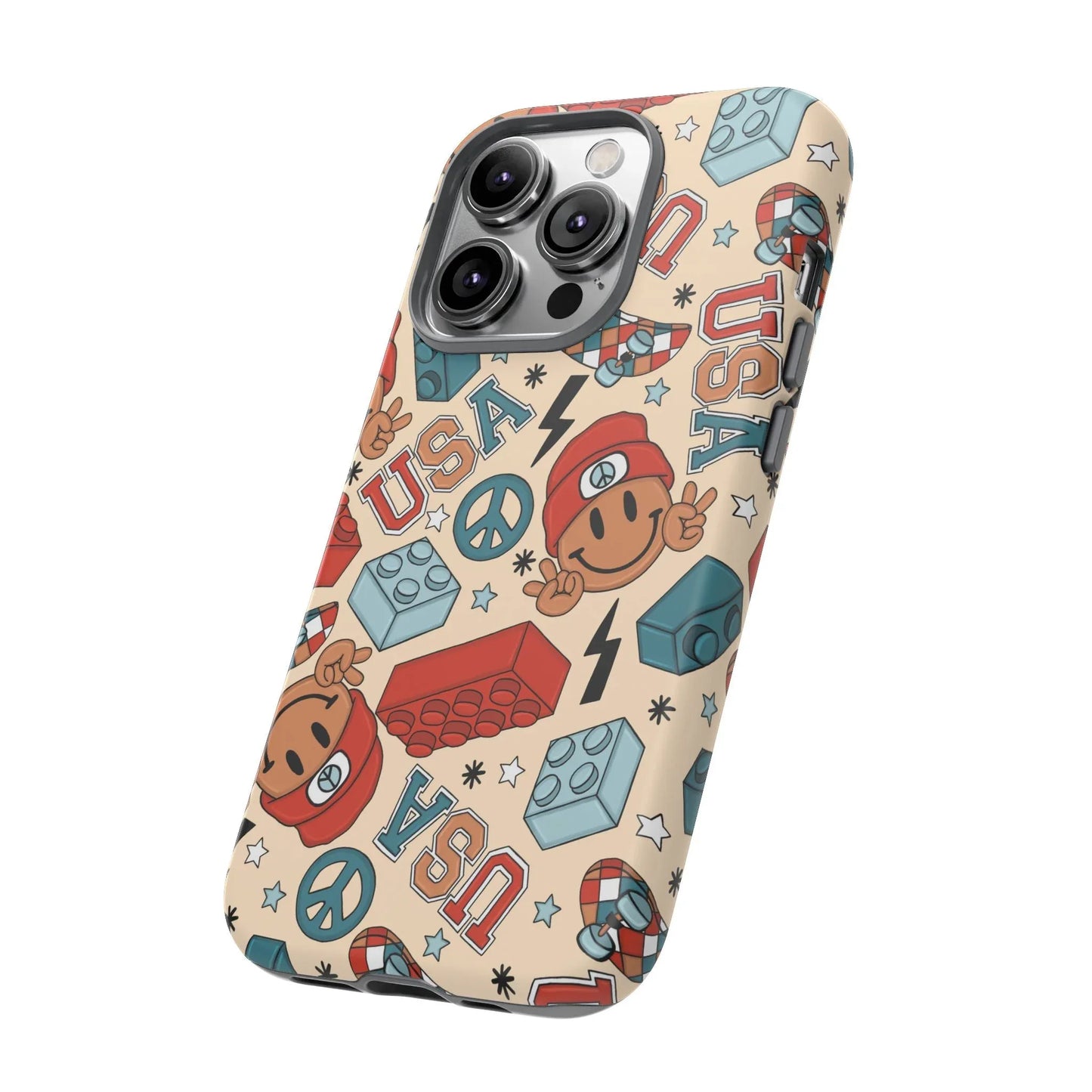 Smiles & Stripes iPhone Case - Phone