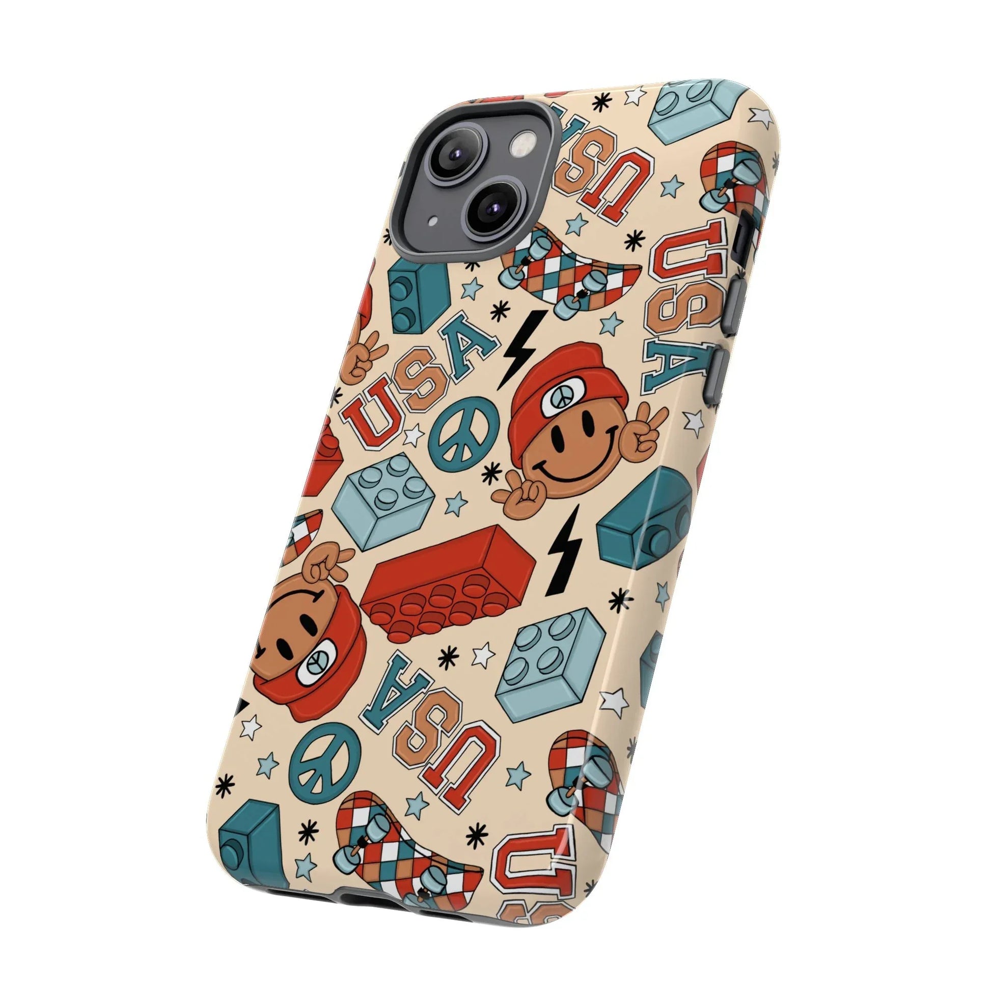 Smiles & Stripes iPhone Case - Phone