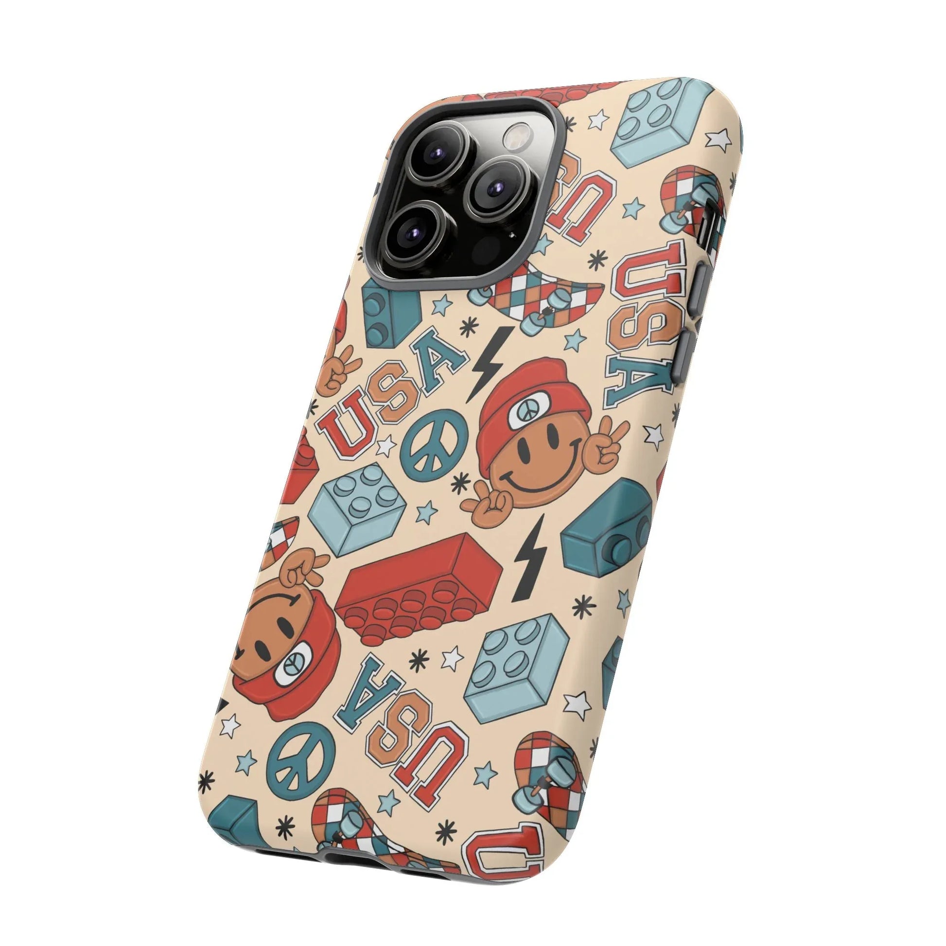 Smiles & Stripes iPhone Case - Phone