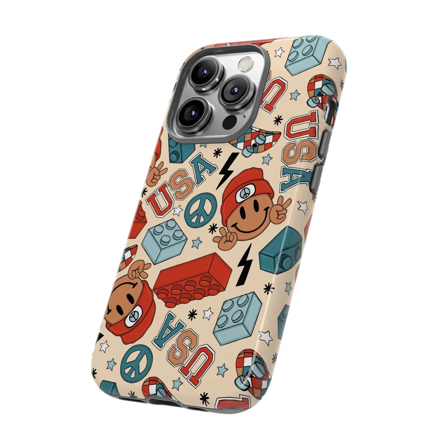 Smiles & Stripes iPhone Case - Phone