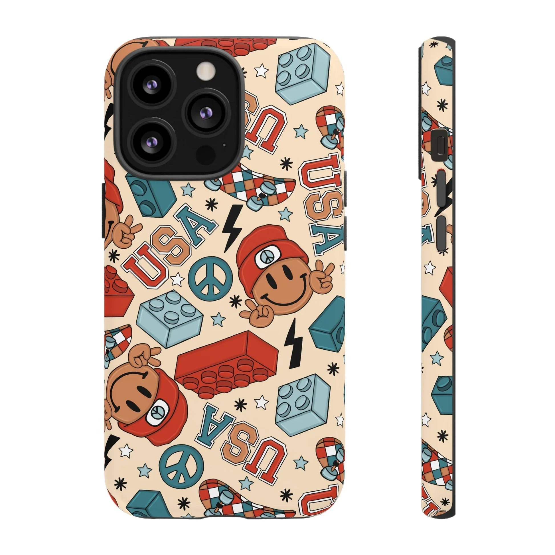 Smiles & Stripes iPhone Case - 13 Pro / Matte - Phone