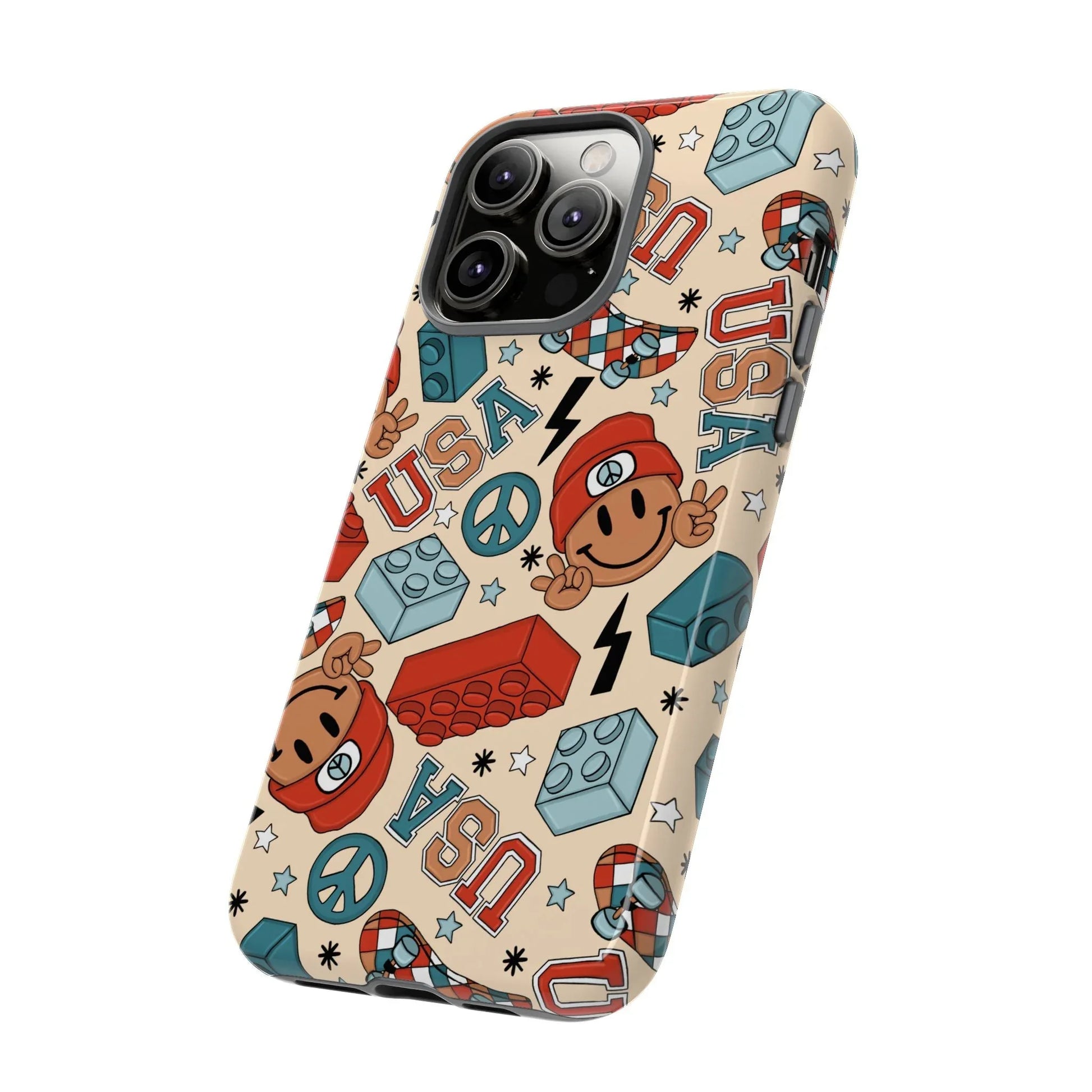 Smiles & Stripes iPhone Case - Phone