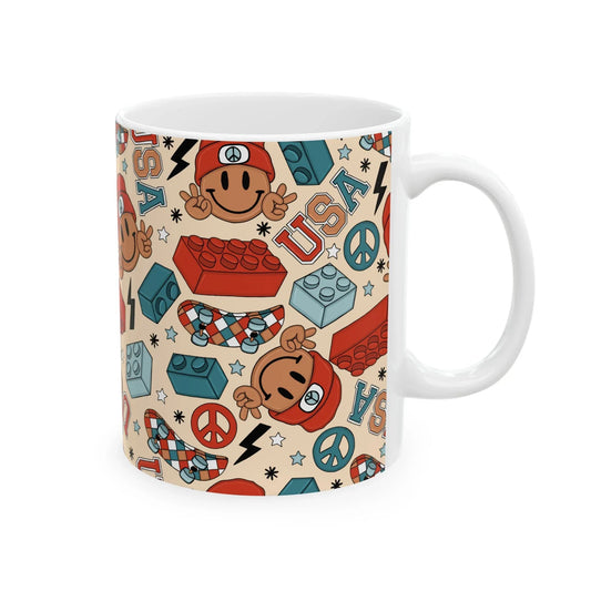 Smiles & Stripes Mug - 11oz