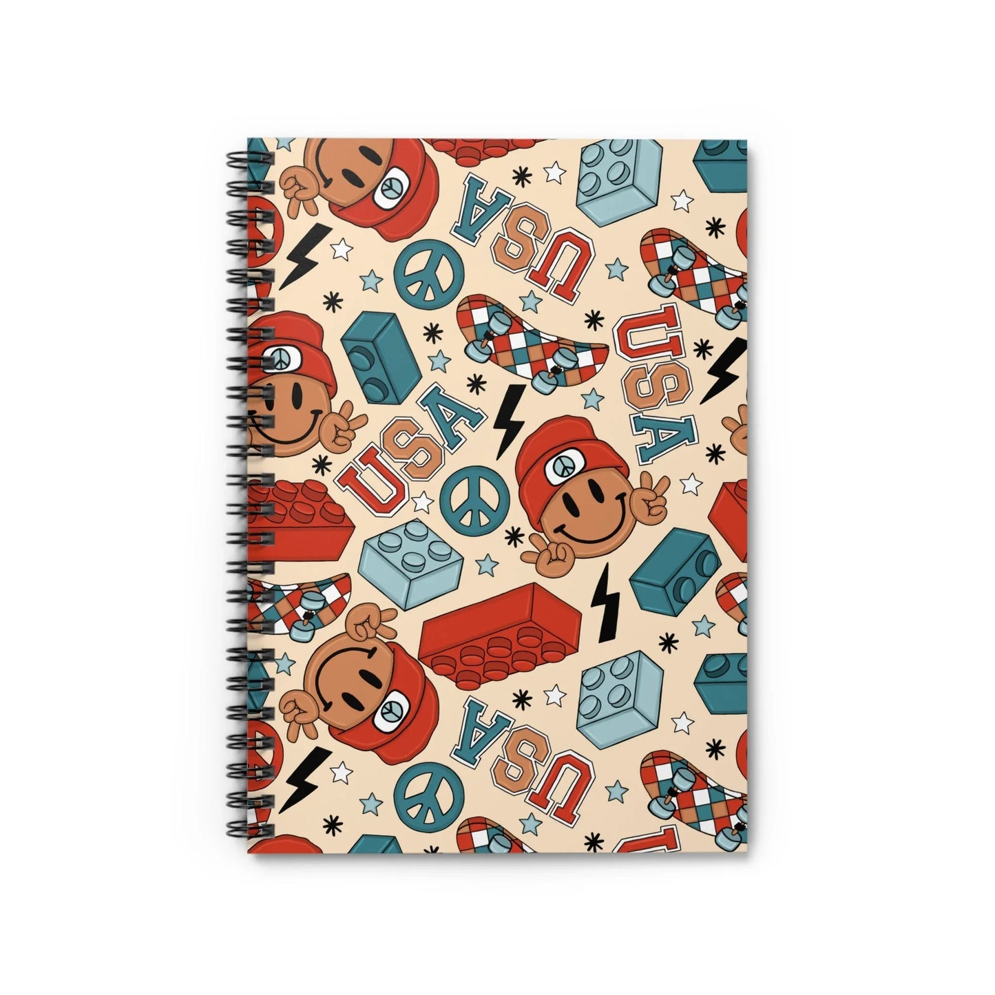 Smiles & Stripes Notebook - One Size - Paper products