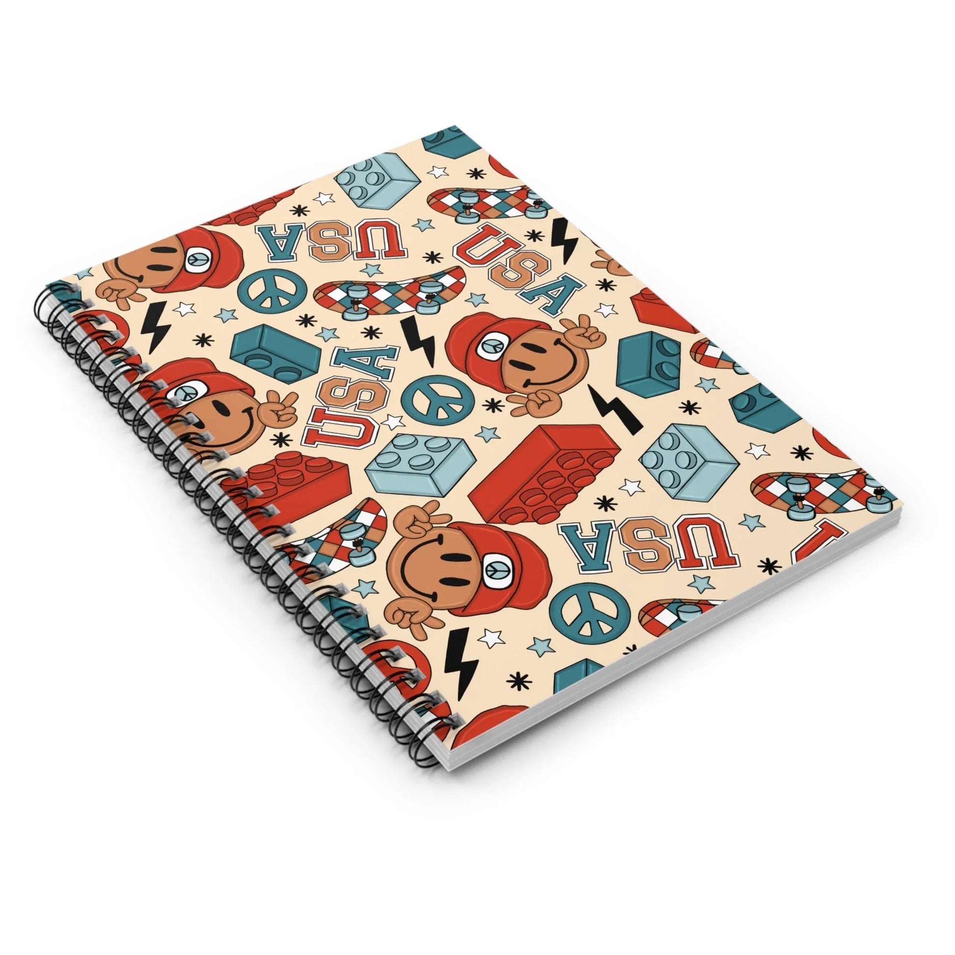 Smiles & Stripes Notebook - One Size - Paper products