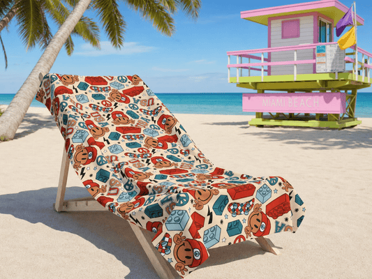 Smiles & Stripes Towel – RELLE Fashion & Lifestyle – Product Image