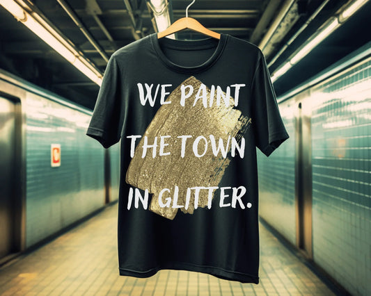 Sparkle and Conquer | black | Unisex - T-Shirt
