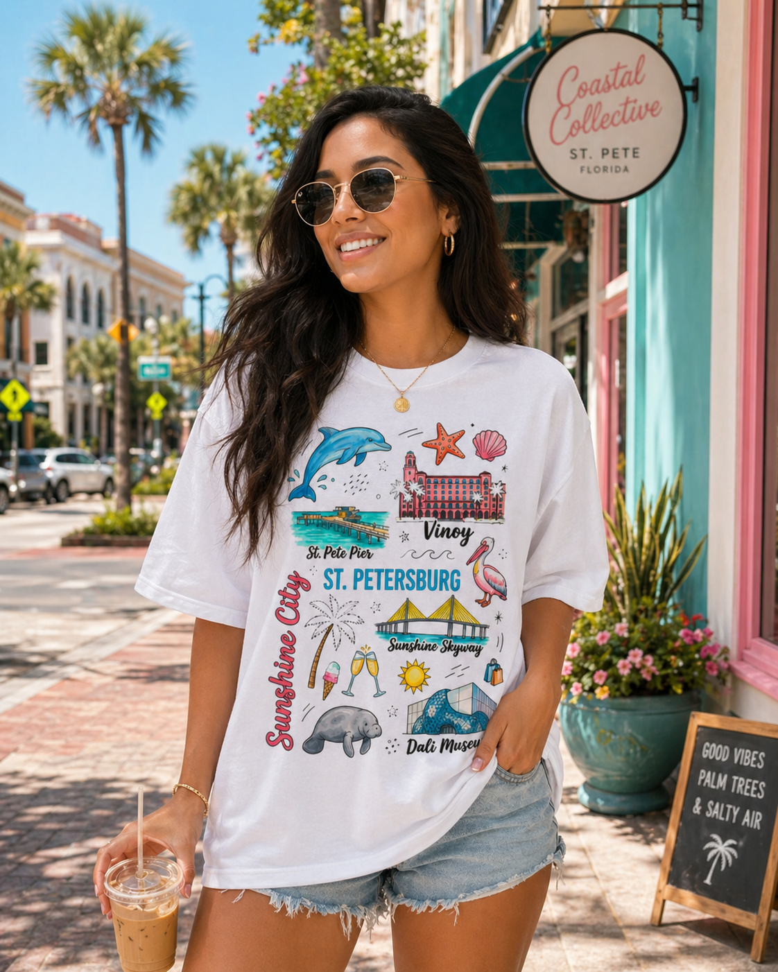 St. Pete Sunshine City T-Shirt – RELLE Fashion & Lifestyle – Product Image