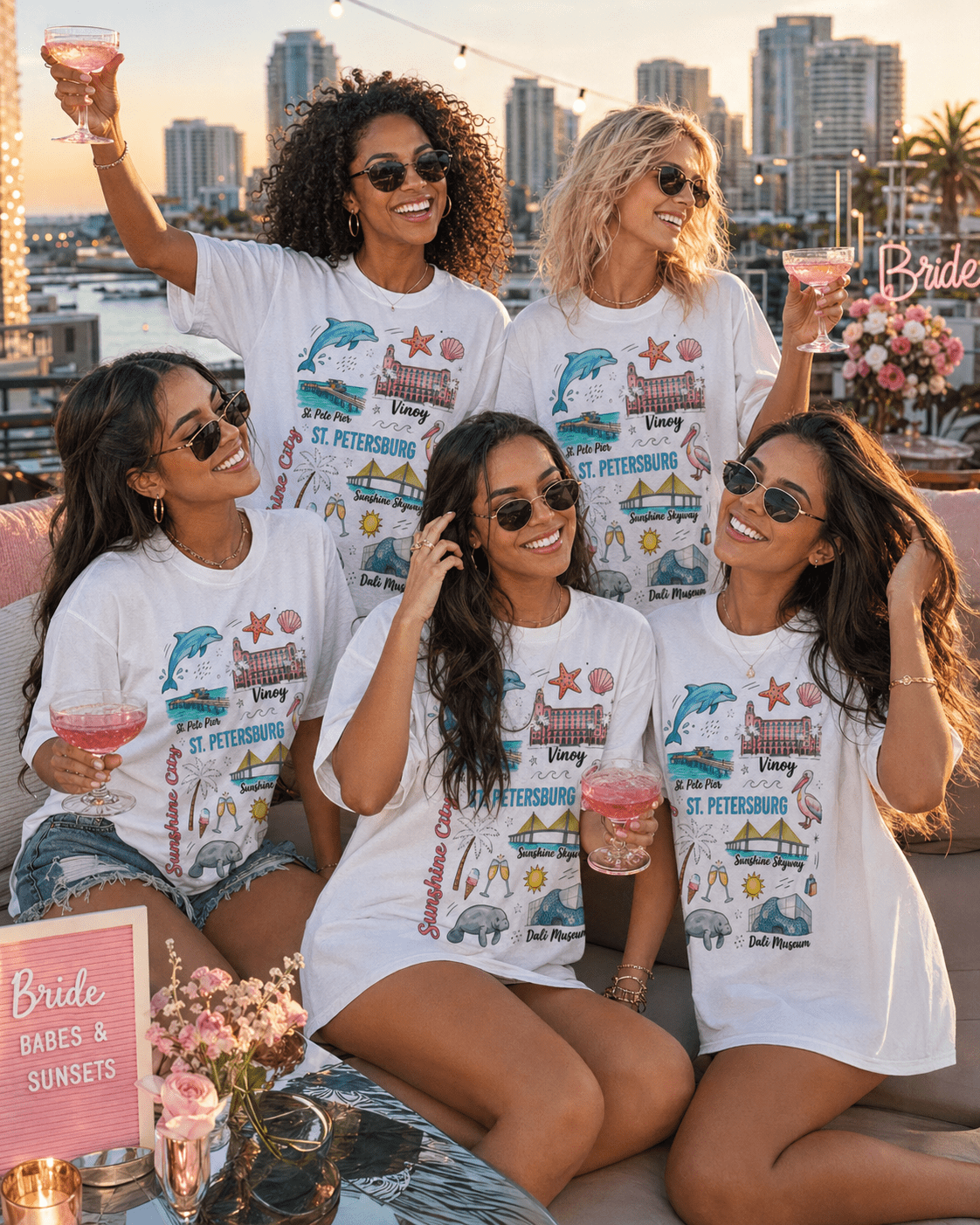 St. Pete Sunshine City T-Shirt – RELLE Fashion & Lifestyle – Product Image