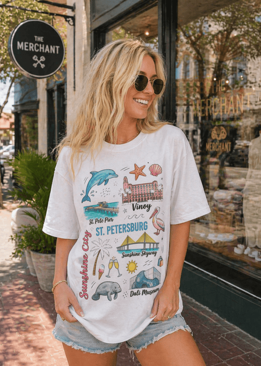 St. Pete Sunshine City T-Shirt – RELLE Fashion & Lifestyle – Product Image