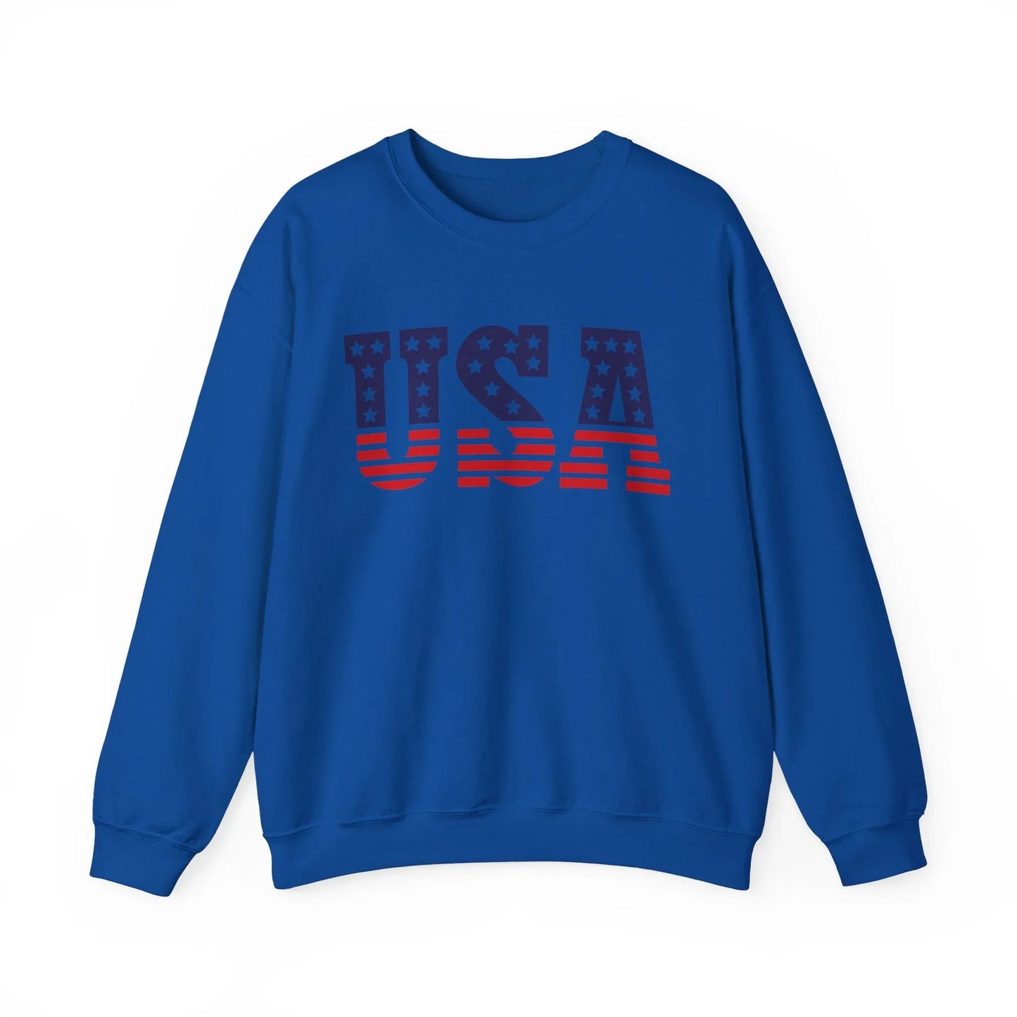 Stars & Stripes Sweatshirt | Unisex - Royal / S
