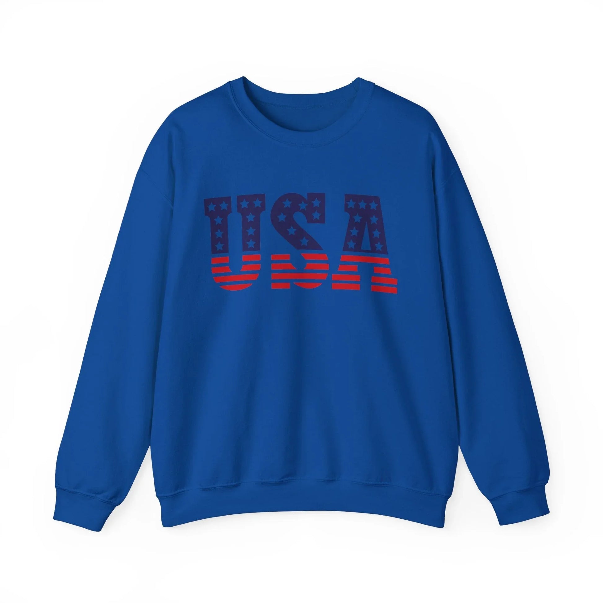 Stars & Stripes Sweatshirt | Unisex - Royal / S