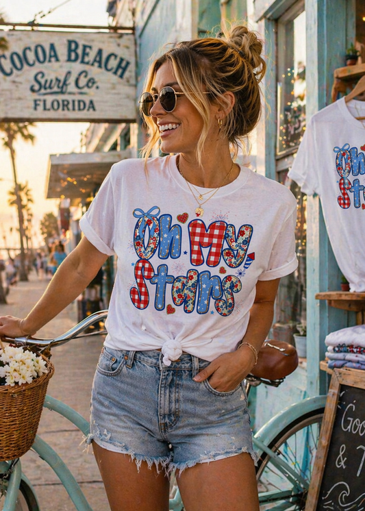 Stars & Stripes T-Shirt – RELLE Fashion & Lifestyle – Product Image