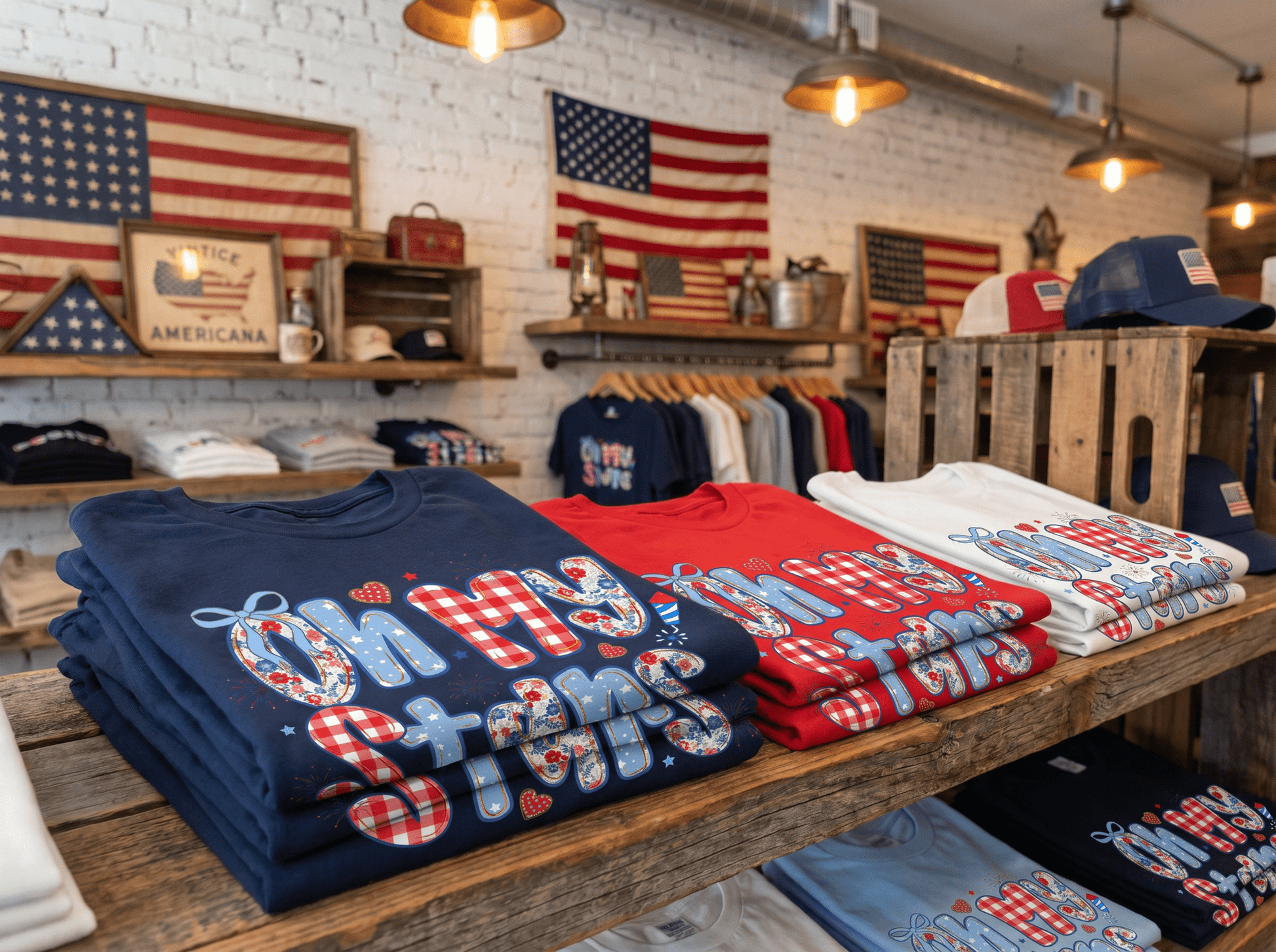 Stars & Stripes T-Shirt – RELLE Fashion & Lifestyle – Product Image