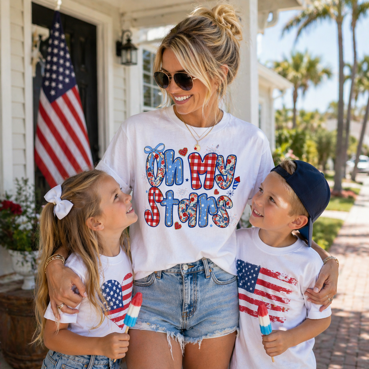 Stars & Stripes T-Shirt – RELLE Fashion & Lifestyle – Product Image