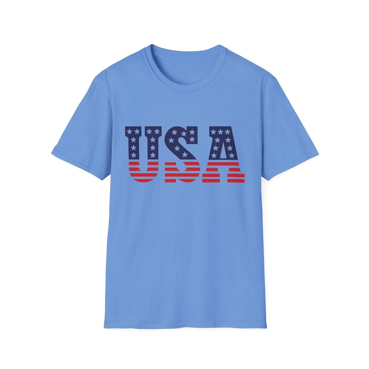 Stars & Stripes T-Shirt | Unisex - S / Carolina Blue