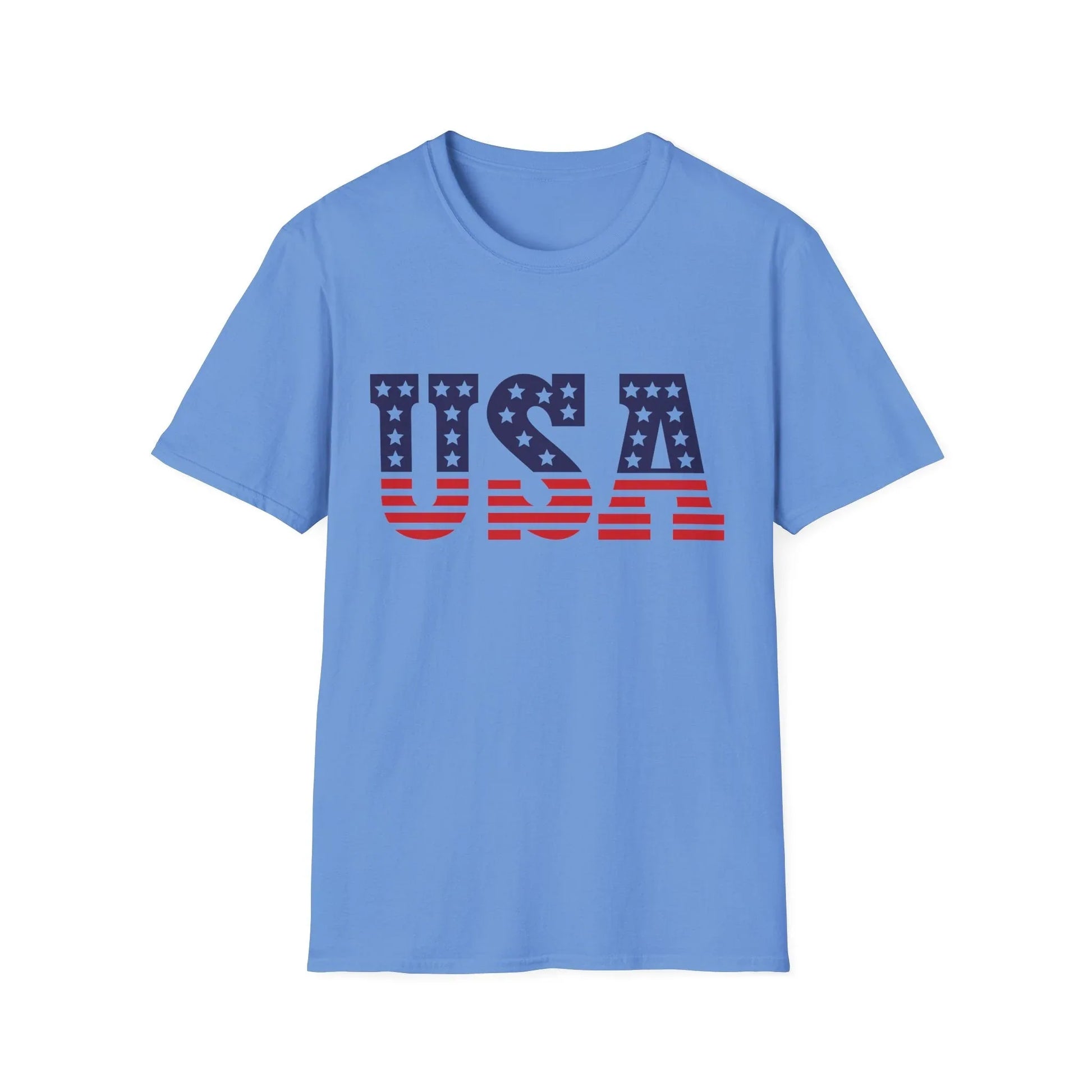 Stars & Stripes T-Shirt | Unisex - S / Carolina Blue