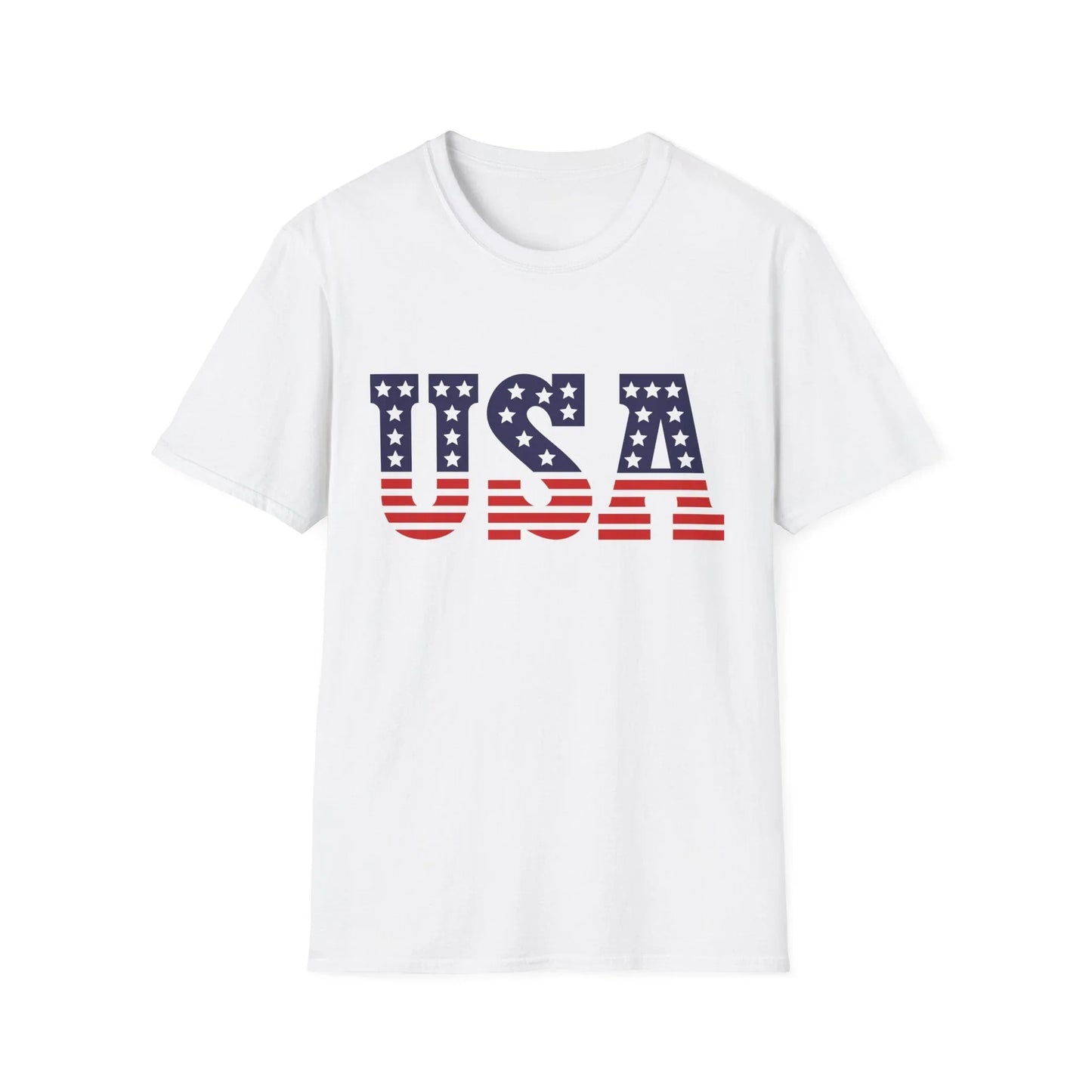 Stars & Stripes T-Shirt | Unisex - XS / White