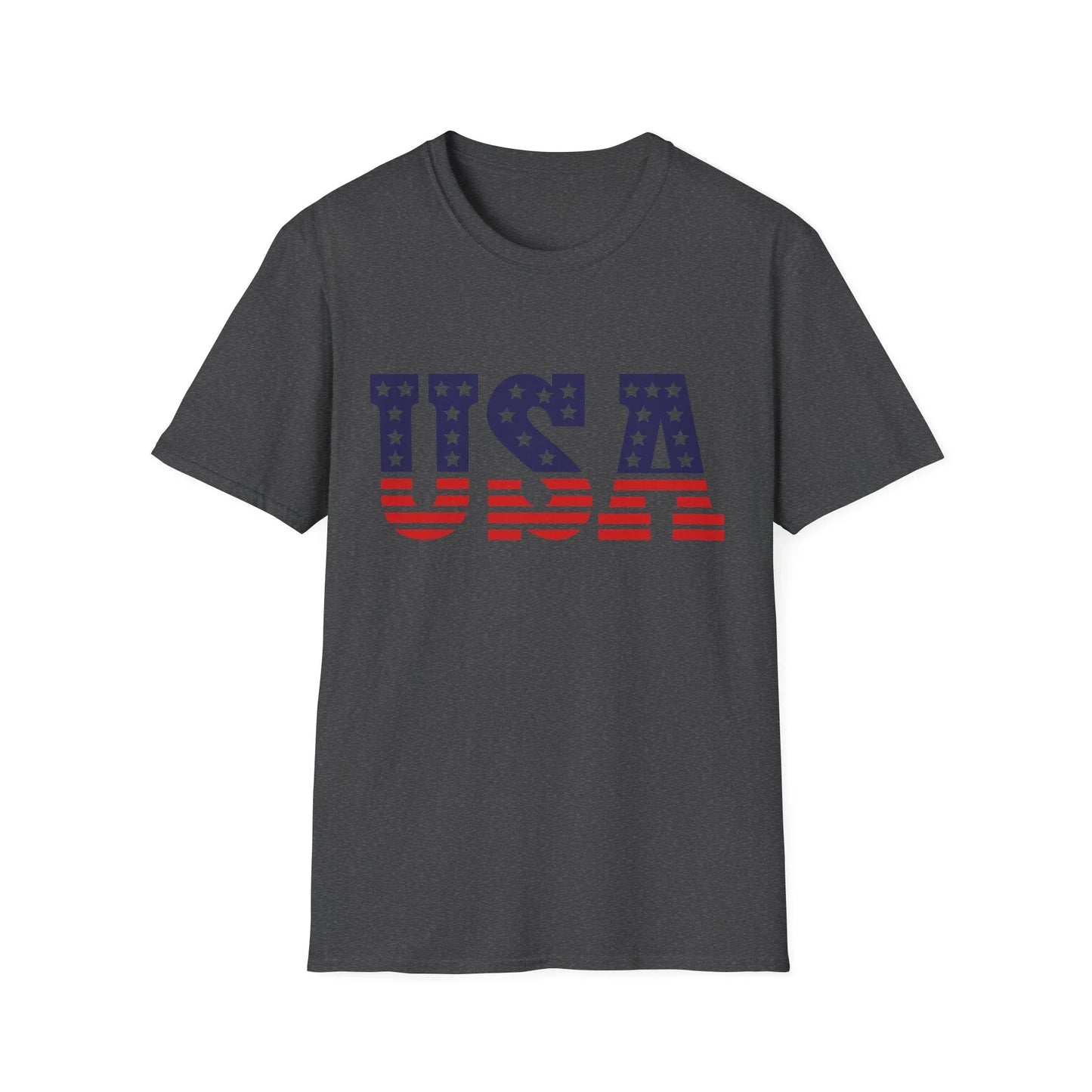 Stars & Stripes T-Shirt | Unisex - XS / Dark Heather