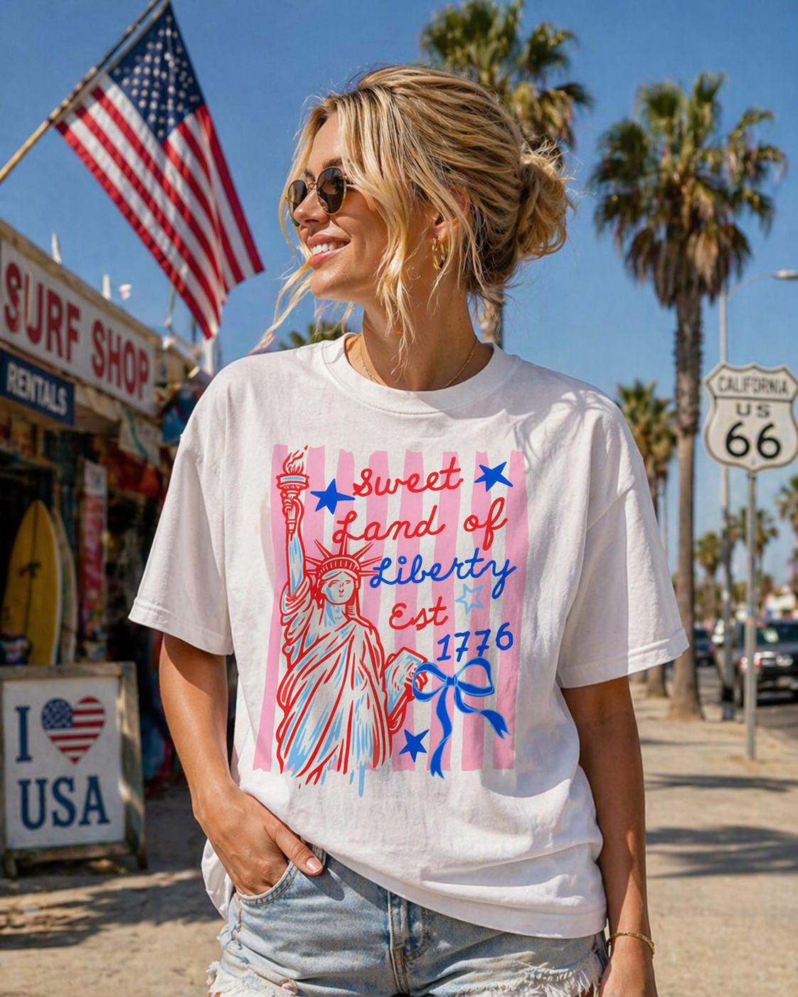 Statue of Liberty T-Shirt – RELLE Fashion & Lifestyle – Product Image